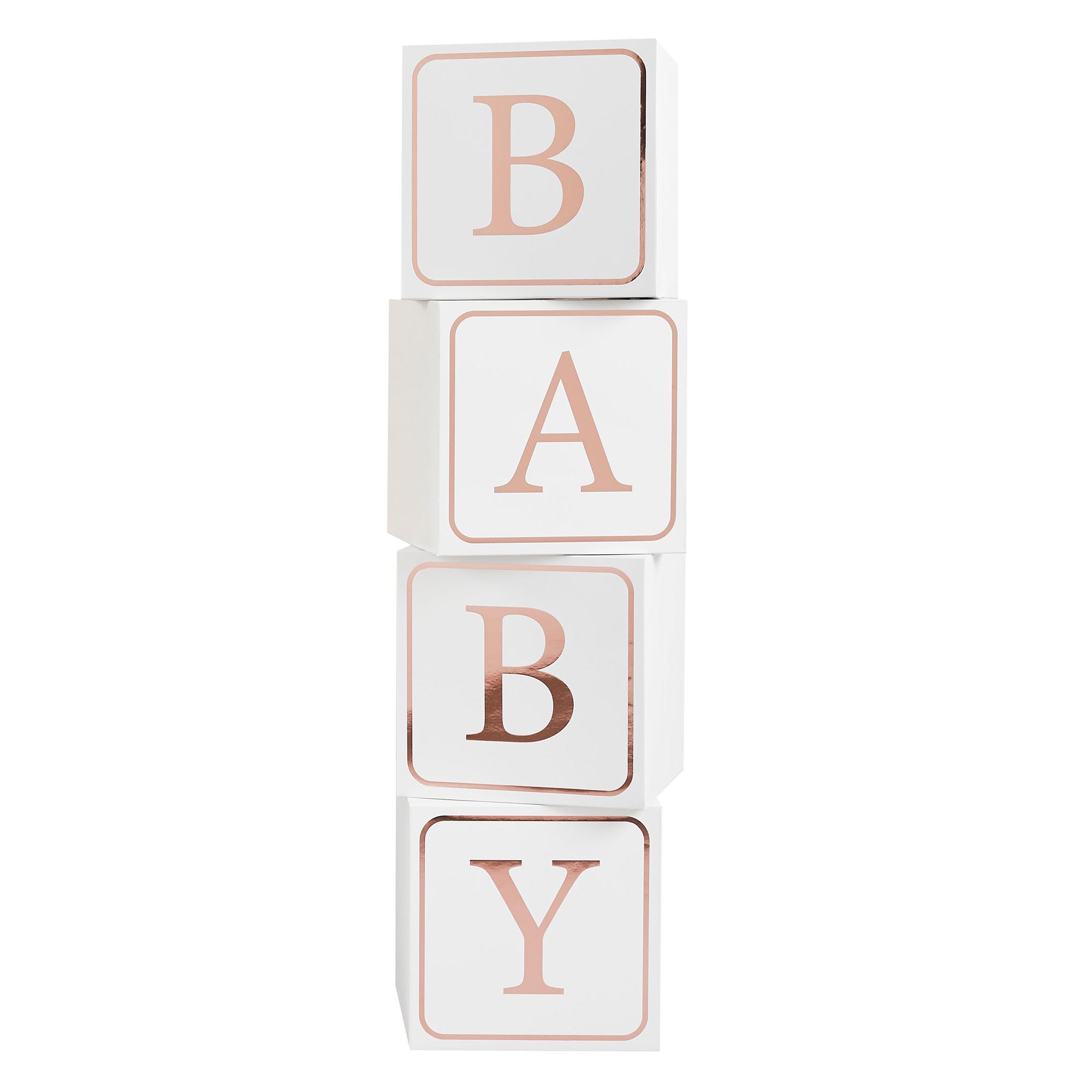 Rose Gold Baby Jumbo Blocks 