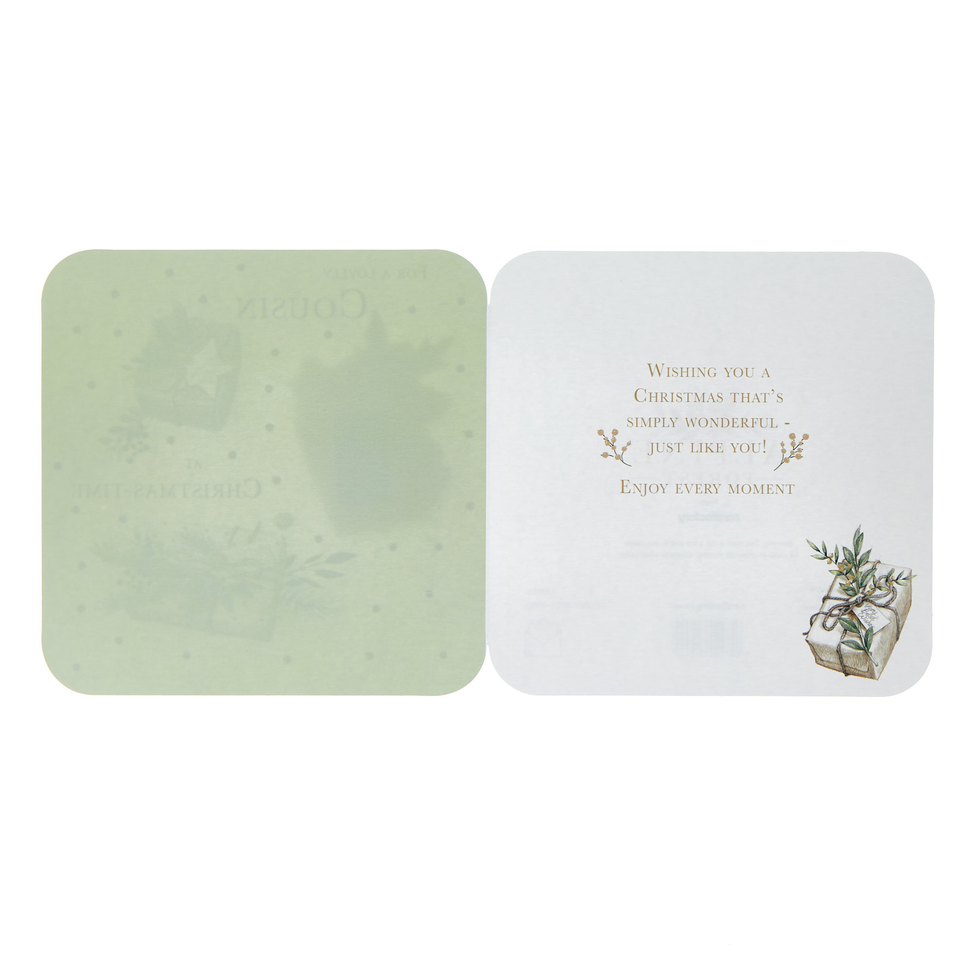 Lovely Cousin Alpine Gifts Christmas Card