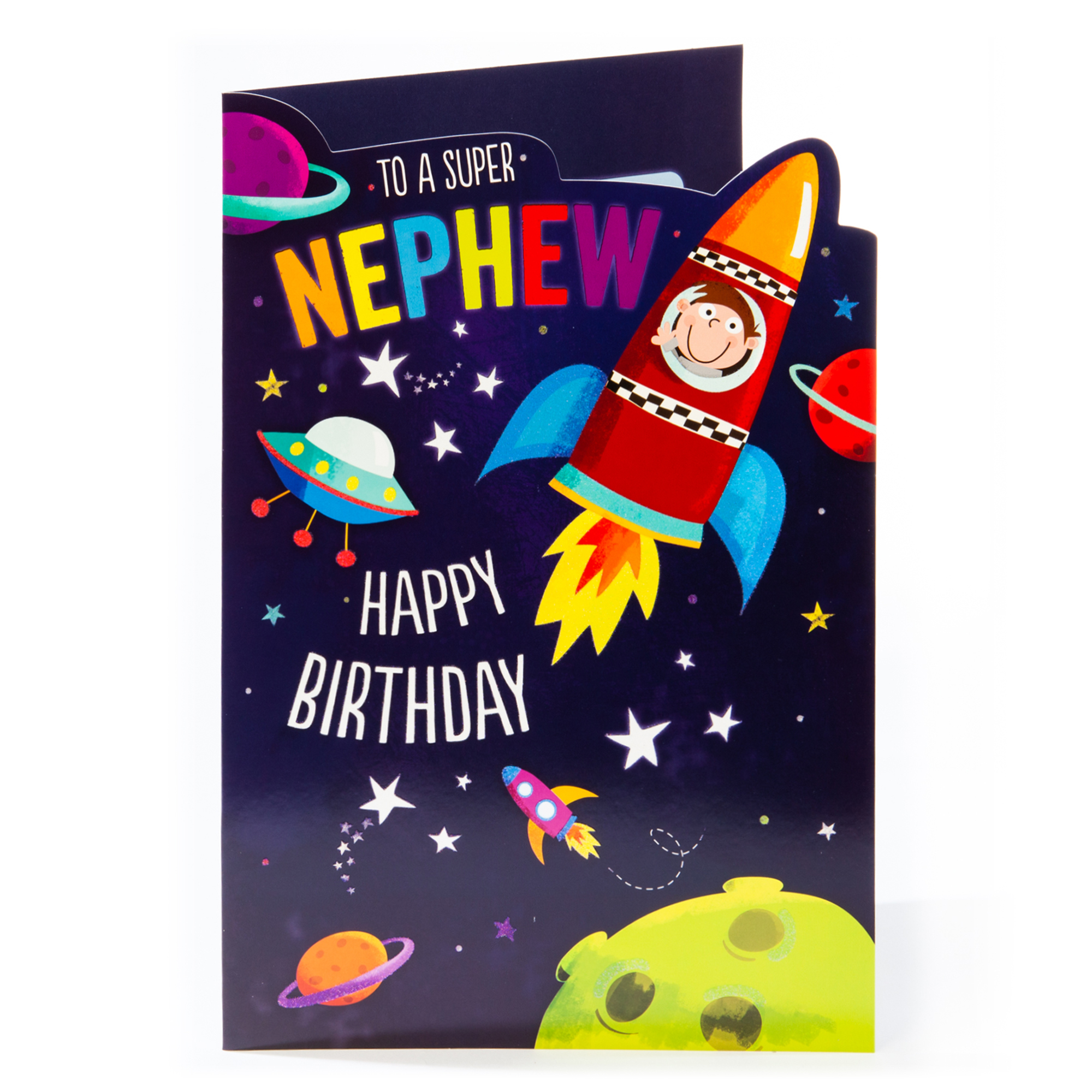 Giant Birthday card - Super Nephew