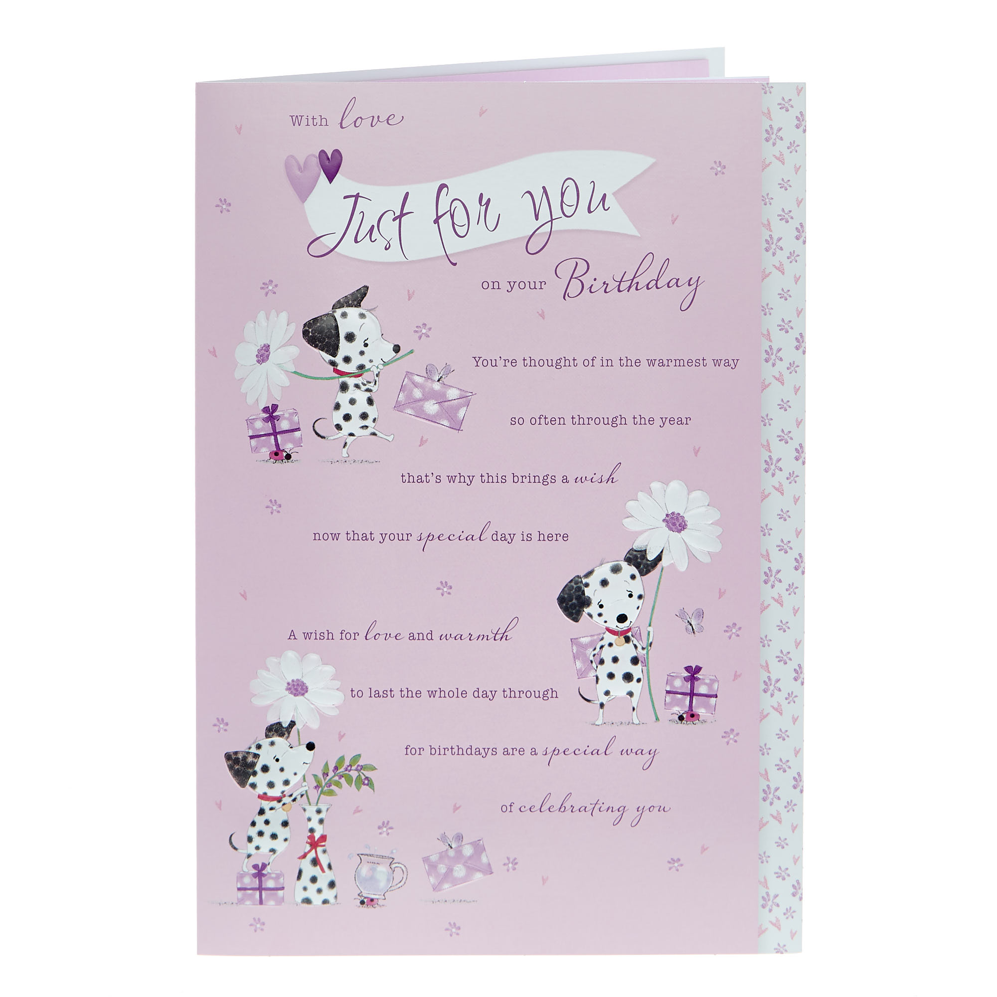 Birthday Card - Dalmatians With Love Just For You