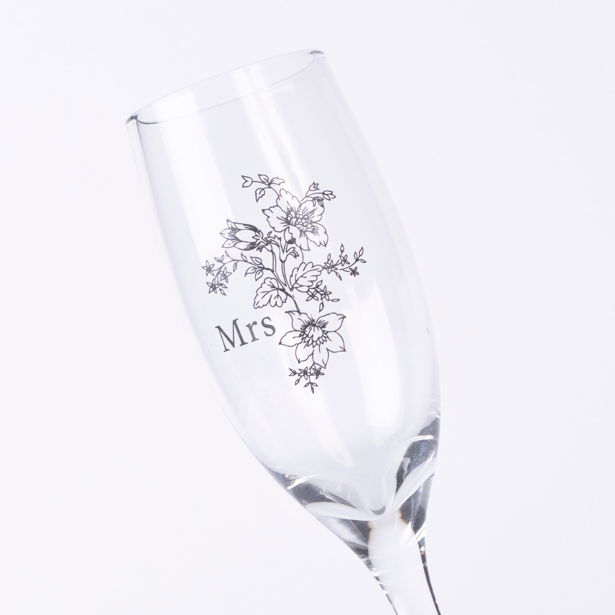 Wedding His & Hers Champagne Glass Set