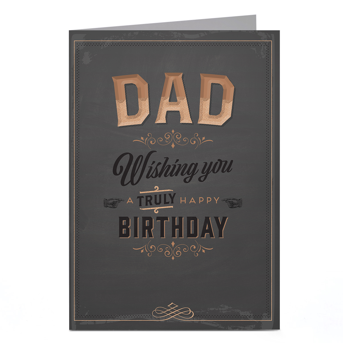 Birthday Card - A Truly Happy Birthday, Dad