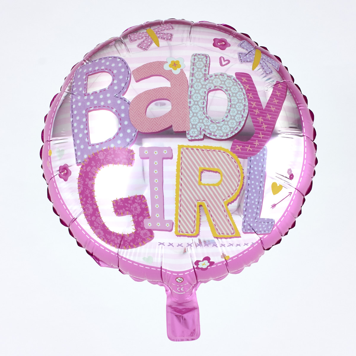 Buy Pink Baby Girl 18 Inch Foil Helium Balloon for GBP 2.49 Card