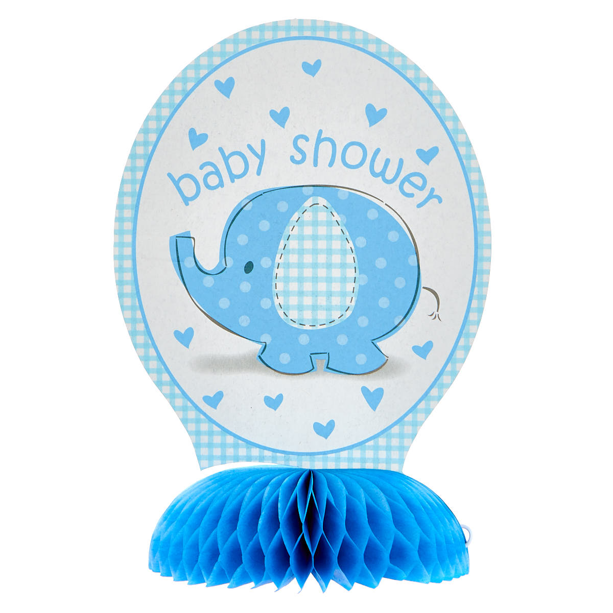 Blue Baby Shower Party Tableware & Decoration Bundle - 16 Guests