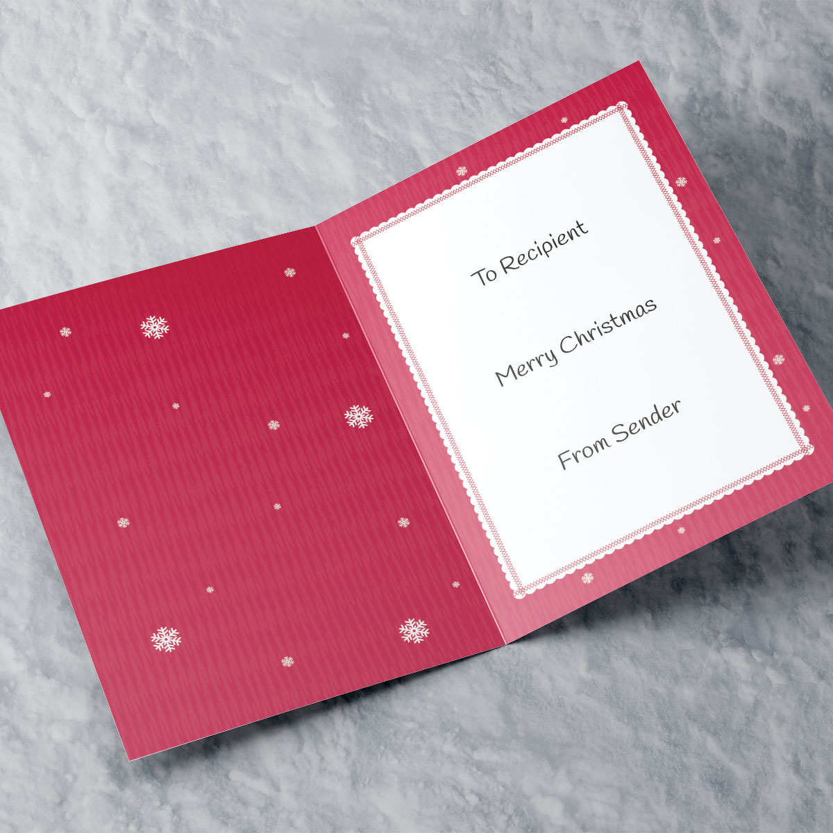 Personalised Christmas Card - You Are Both Loved