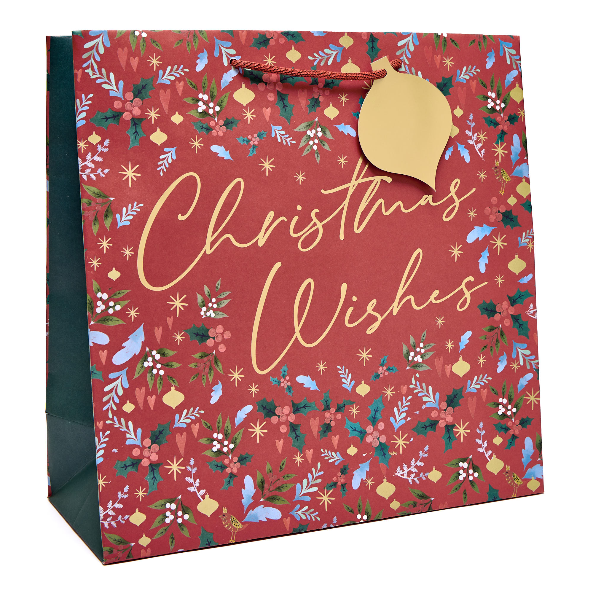 Christmas Wishes Large Square Gift Bag