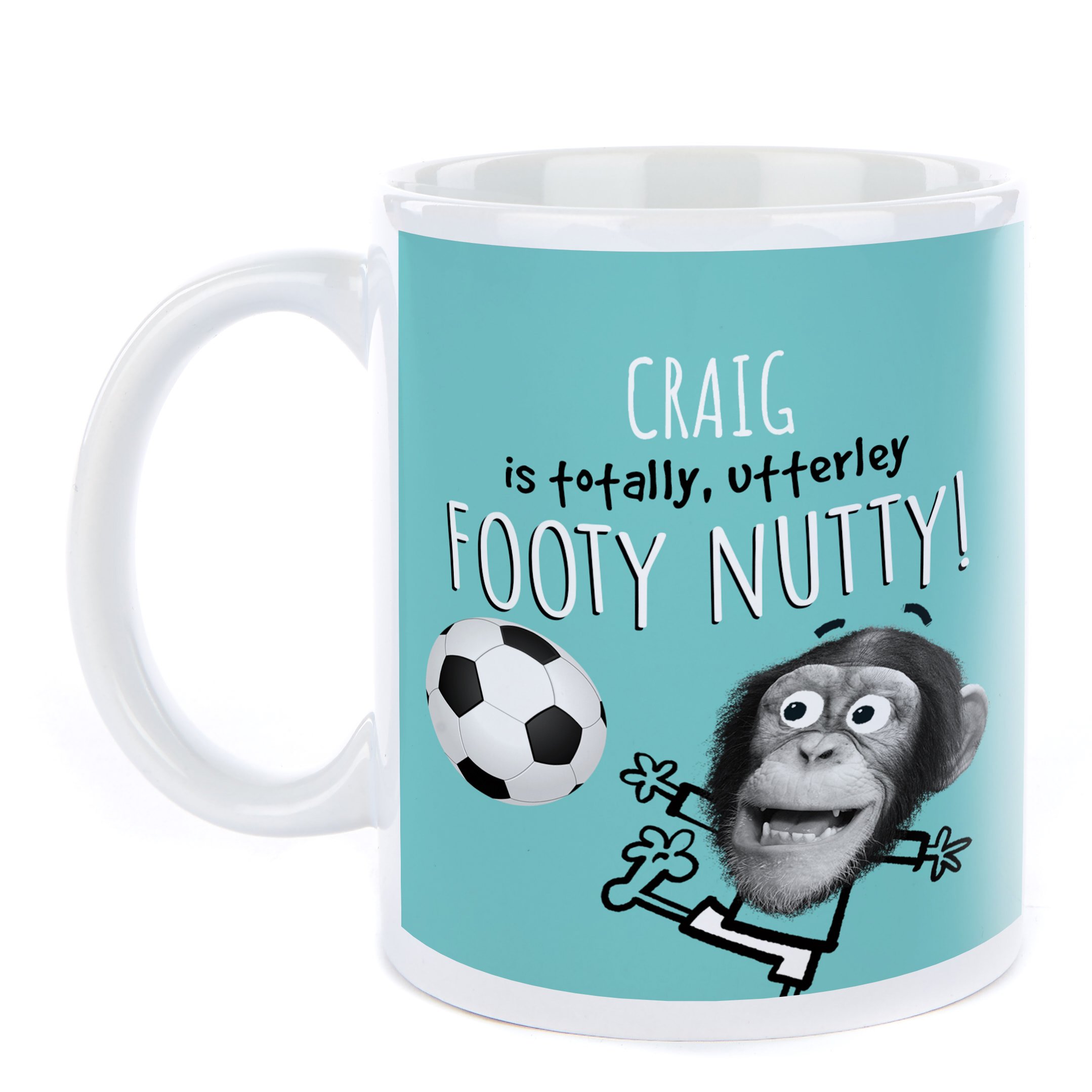 Personalised Pink Pet Shop Mug - Footy Nutty