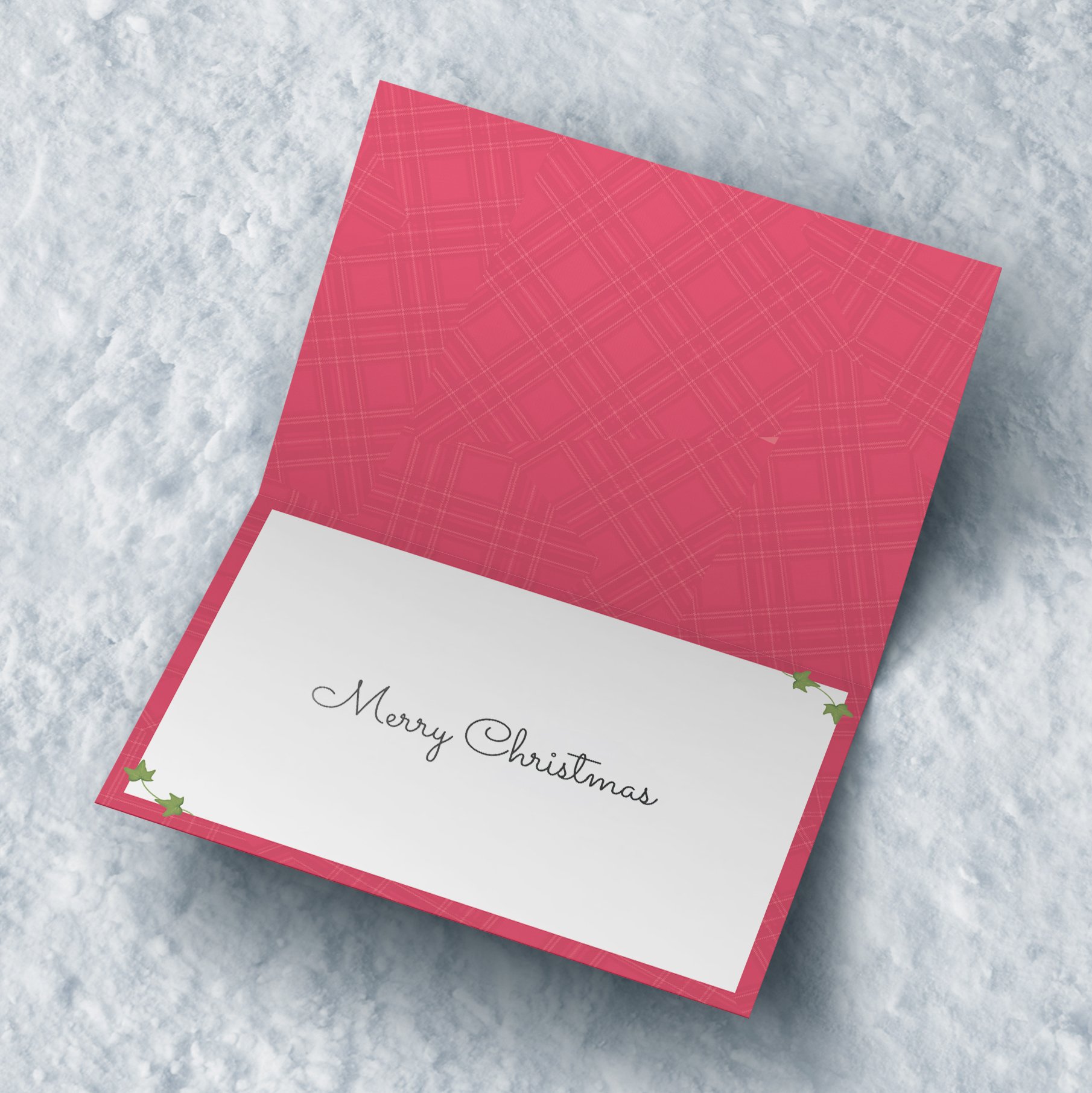Hugs Photo Christmas Card - Gingerbread House
