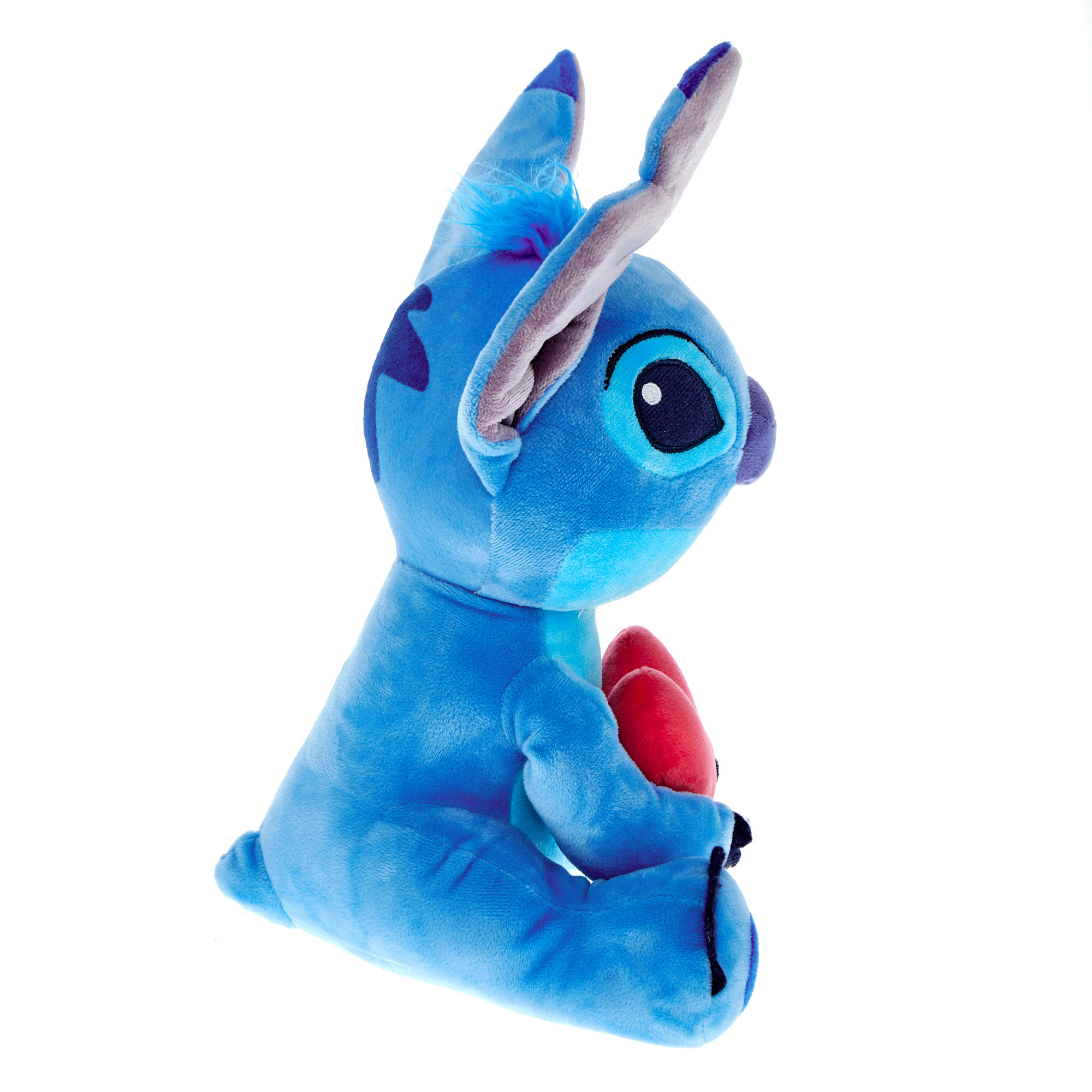 Disney Stitch With Heart Soft Toy With Sound