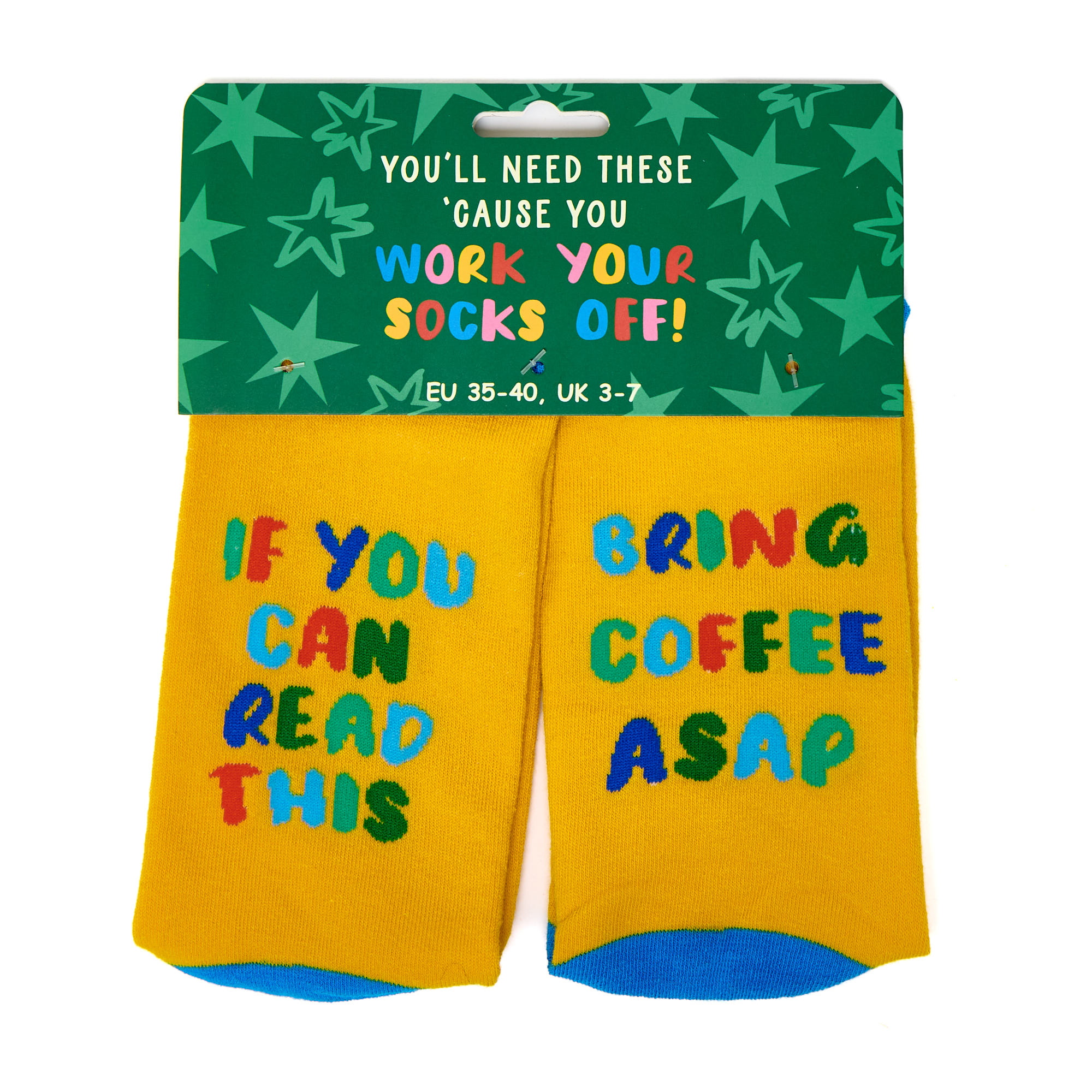 If You Can Read This Bring Coffee ASAP Socks - 1 Pair