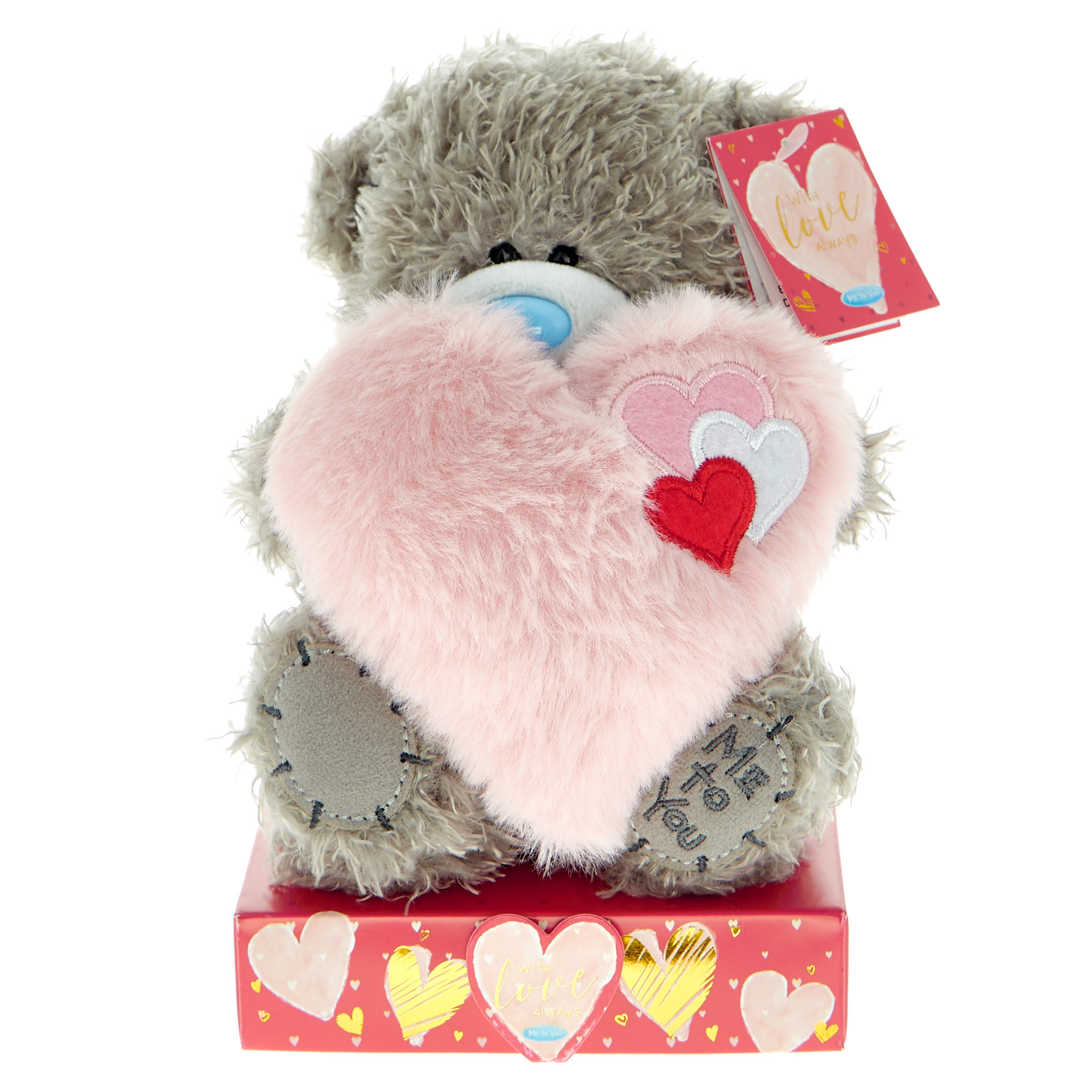 Tatty Teddy With Pink Heart Plush ,  Tatty Teddy With Pink Heart Plush