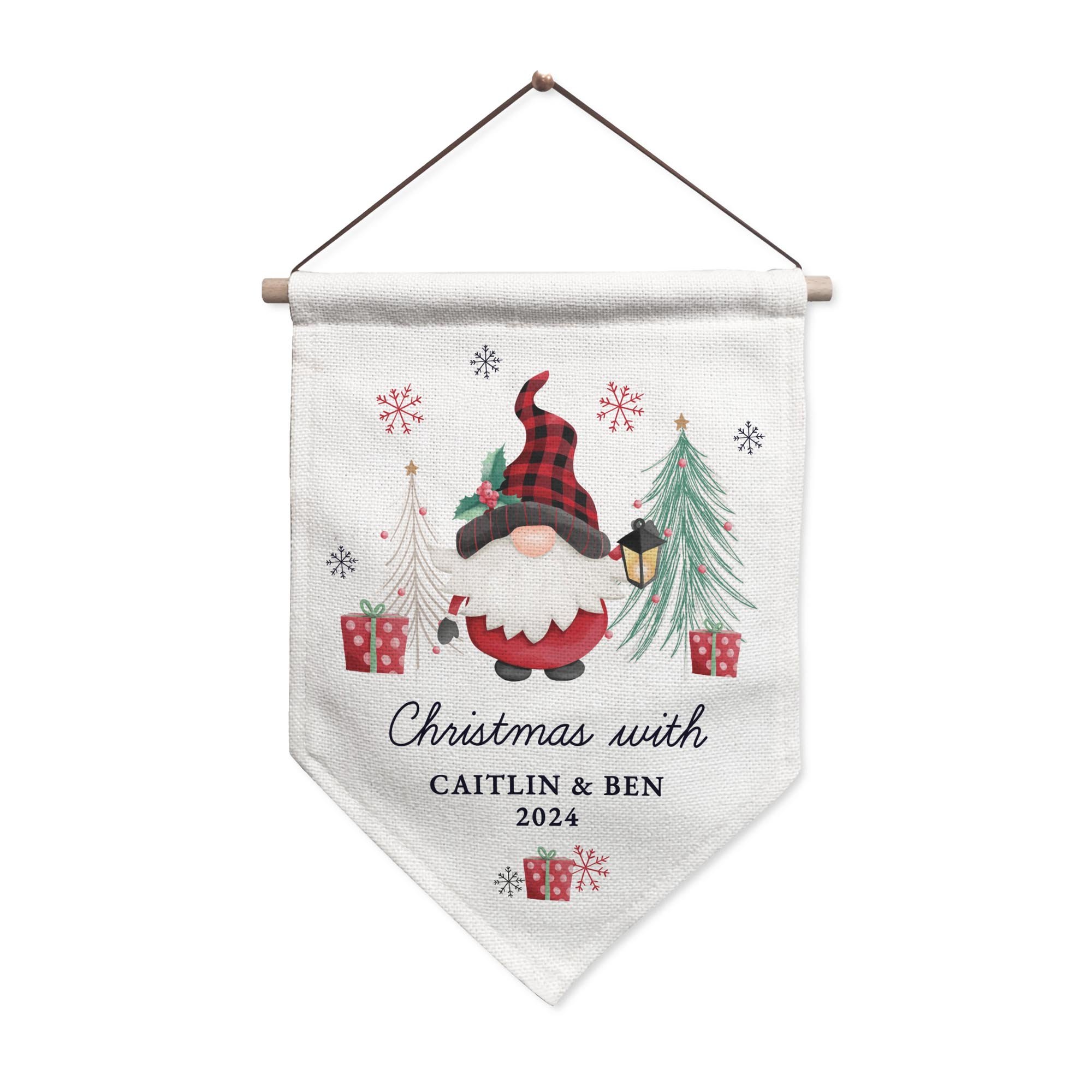 Image of Personalised Gonk Hanging Pendant Christmas Decoration | Christmas Gifts