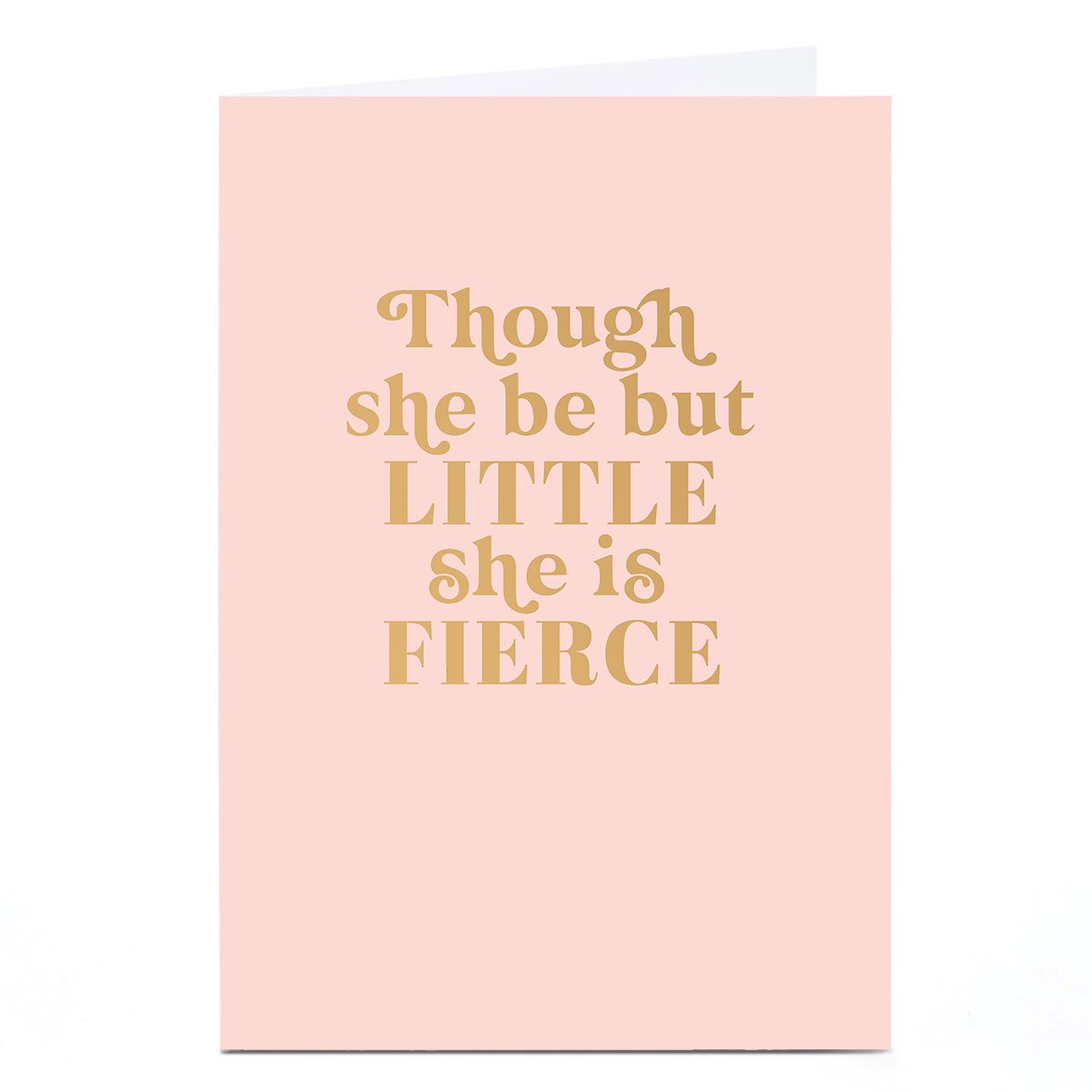 Personalised Birthday Card - Little And Fierce