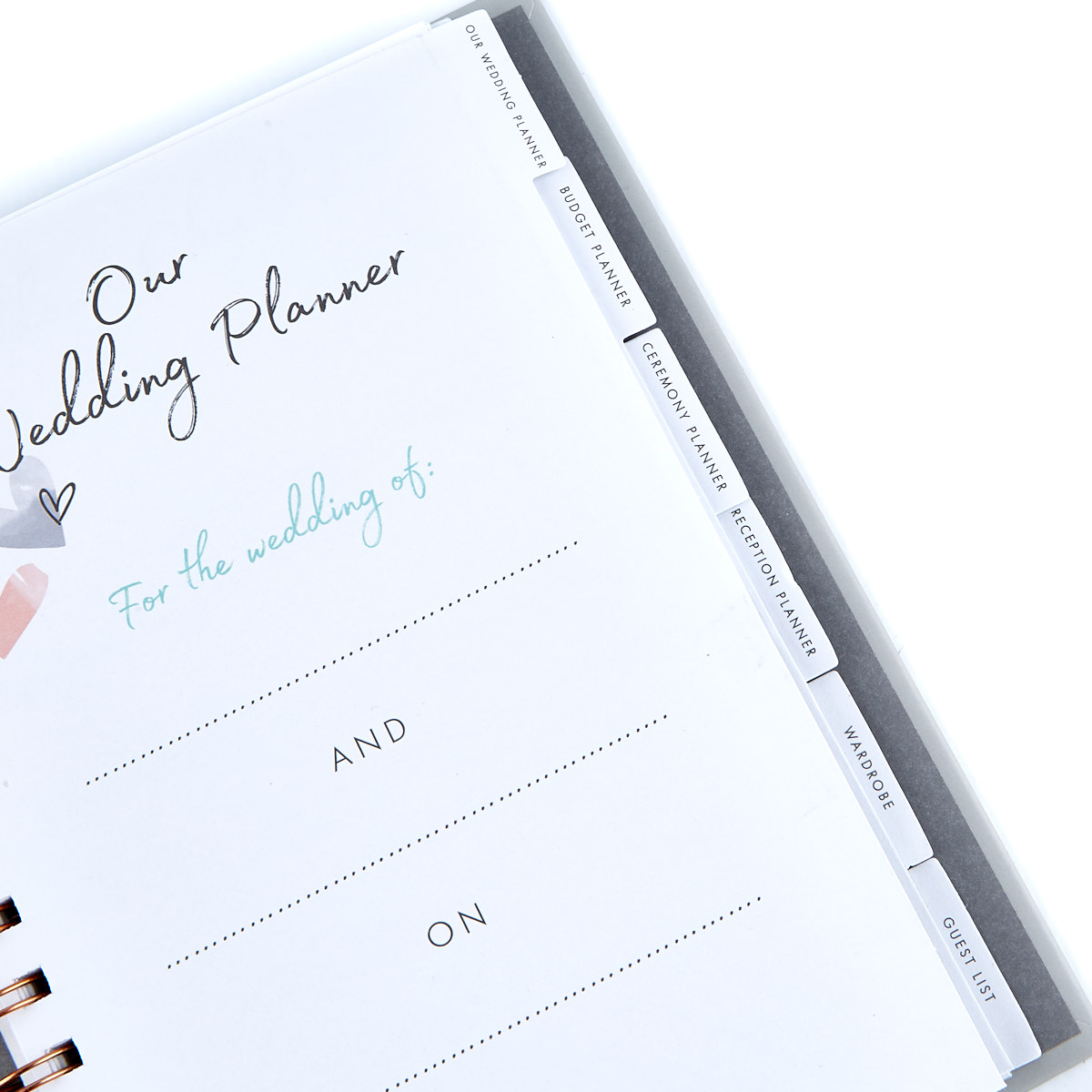 Our Dream Day Wedding Planner - Silver Hearts