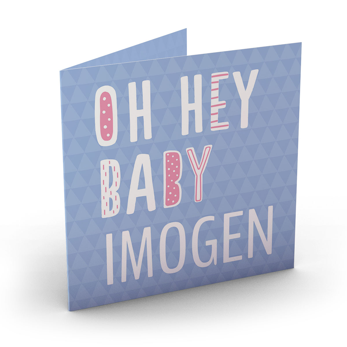 Personalised New Baby Card - Oh Hey Baby