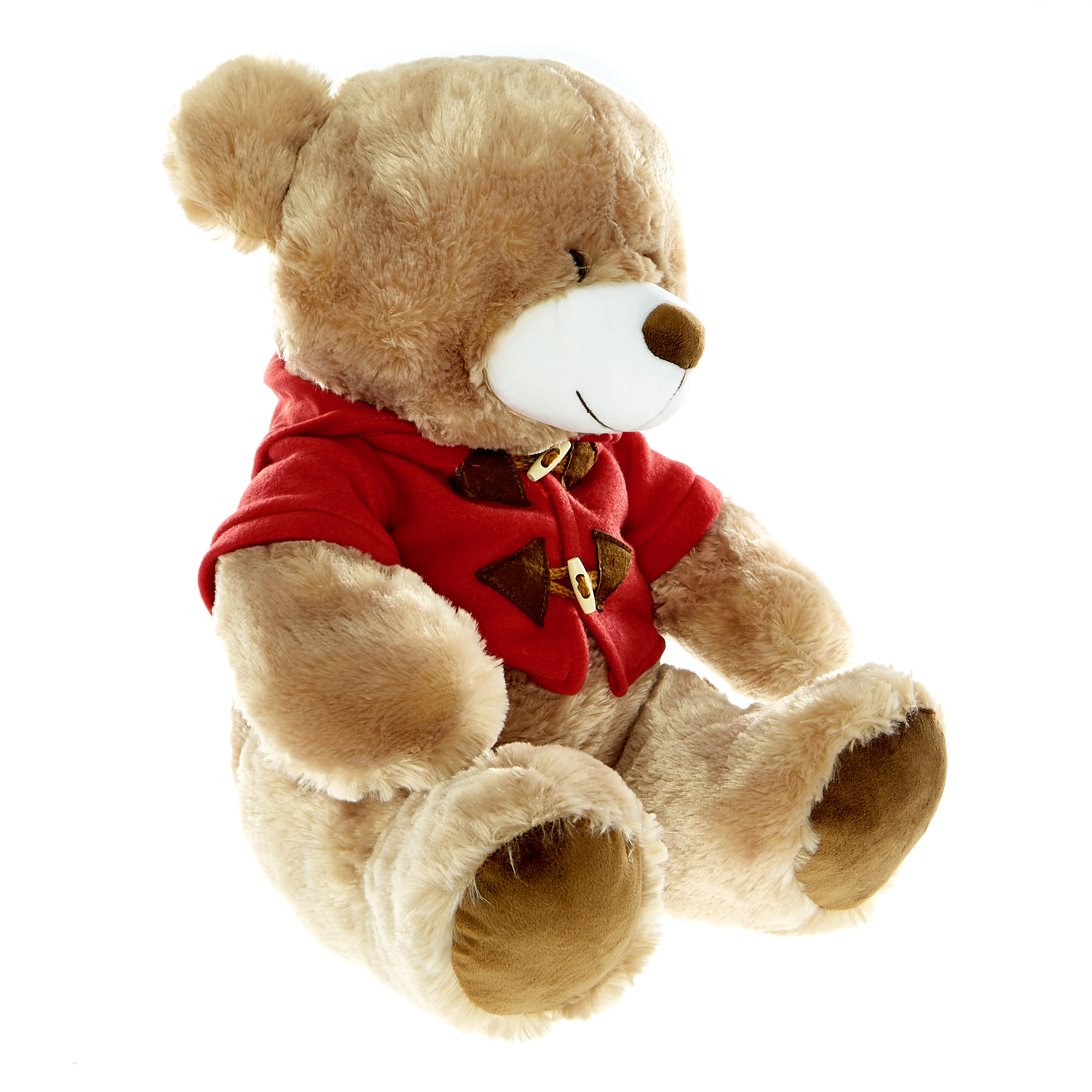 Large Bear In A Coat Soft Toy 