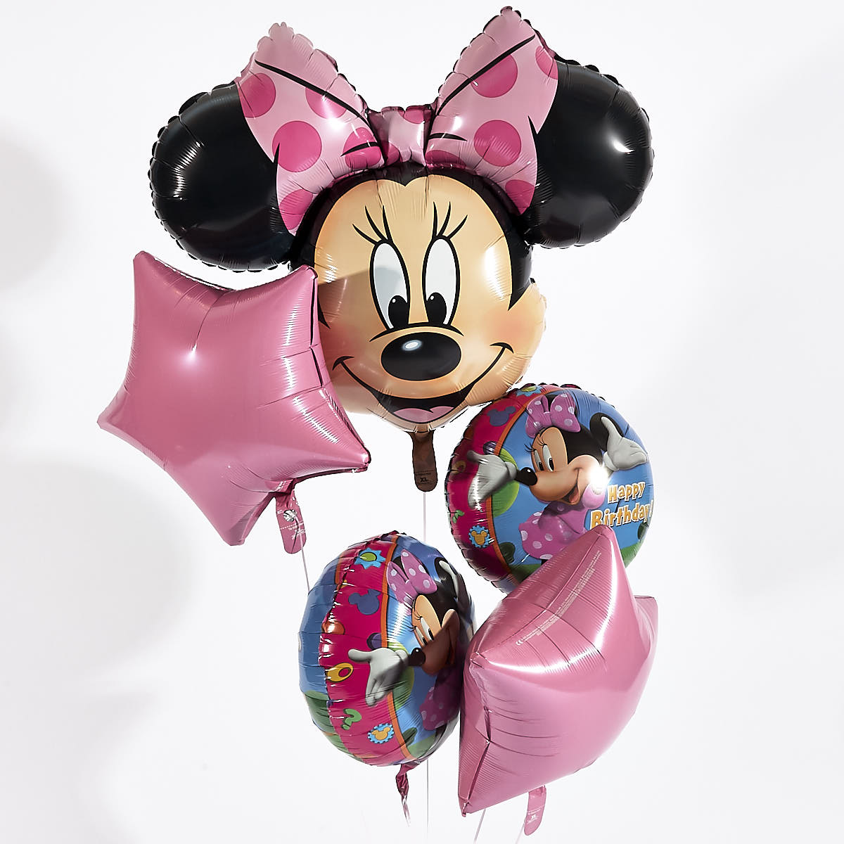 Disney Minnie Mouse Foil Balloon Bouquet (Deflated)