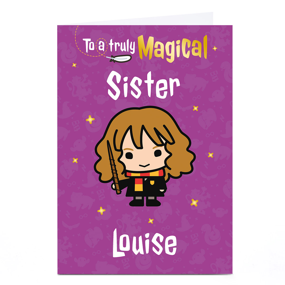 Personalised Harry Potter Card - Truly Magical (Hermione)