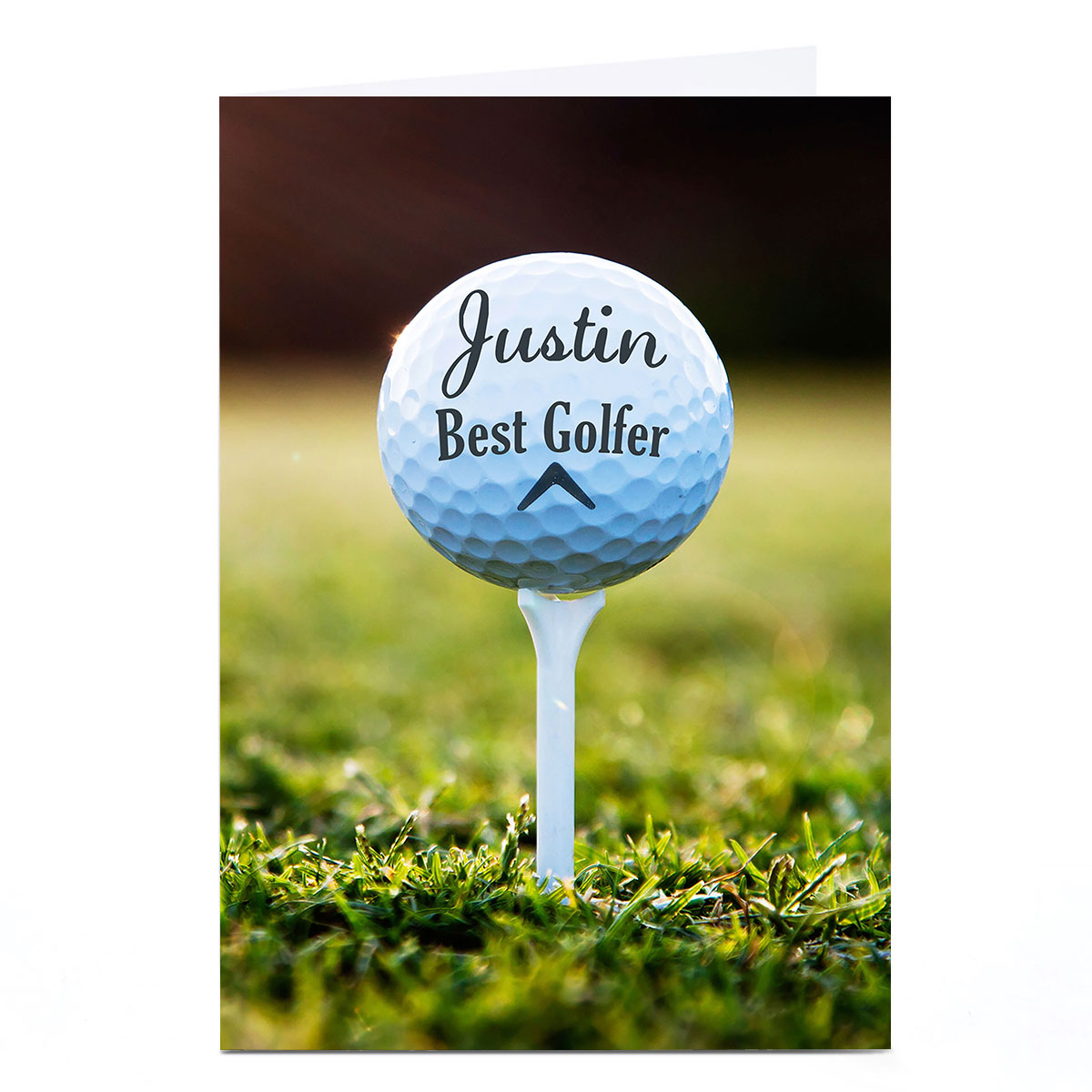 Personalised Card - Best Golfer