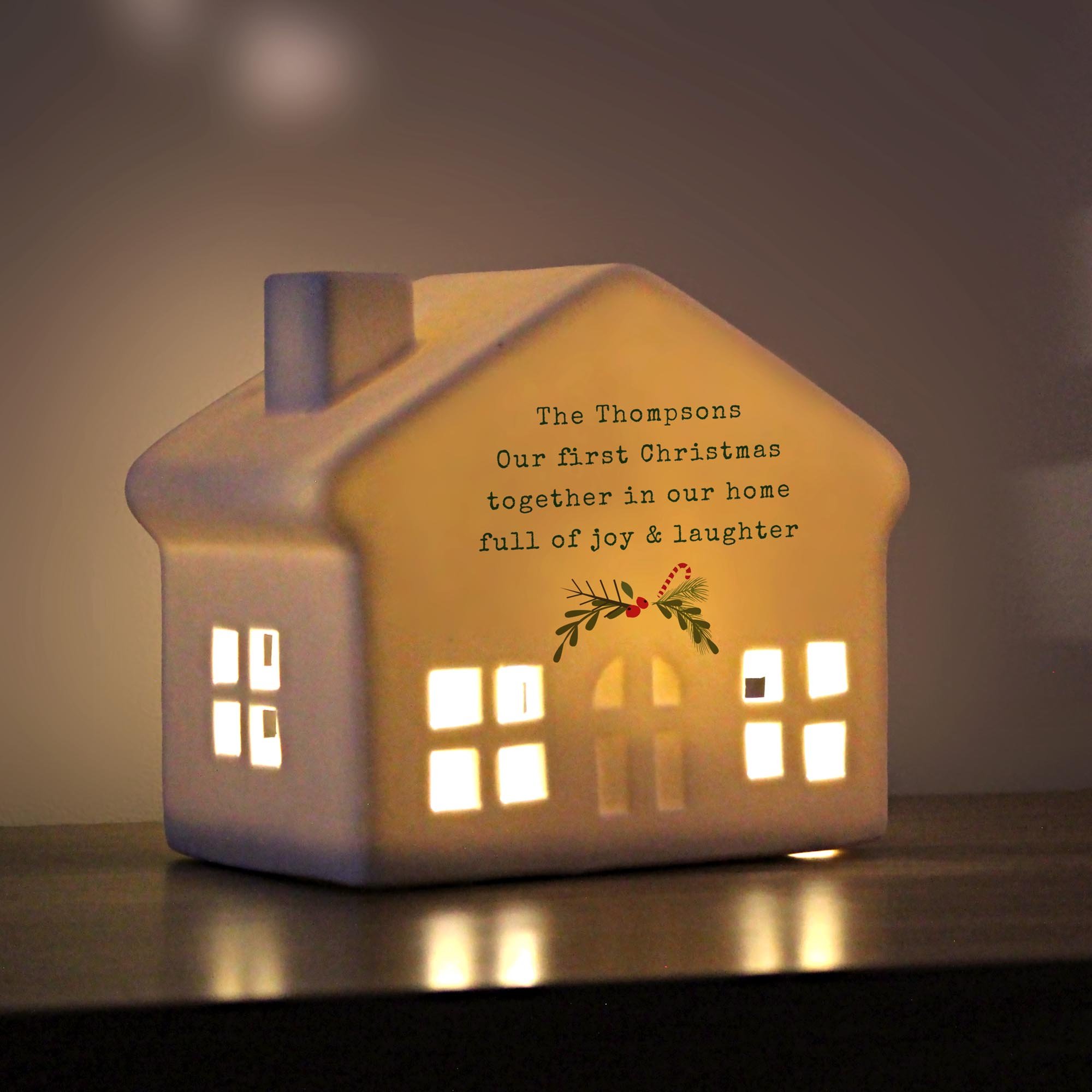 Personalised Christmas LED House