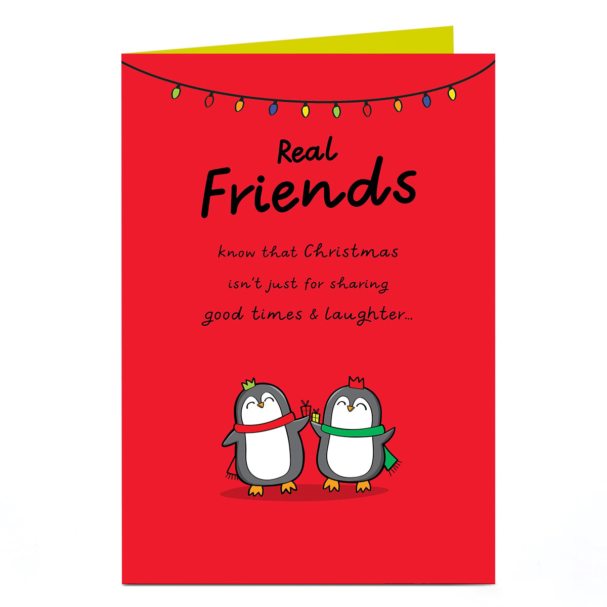 Christmas Card - Bickering Over Board Games, Friends