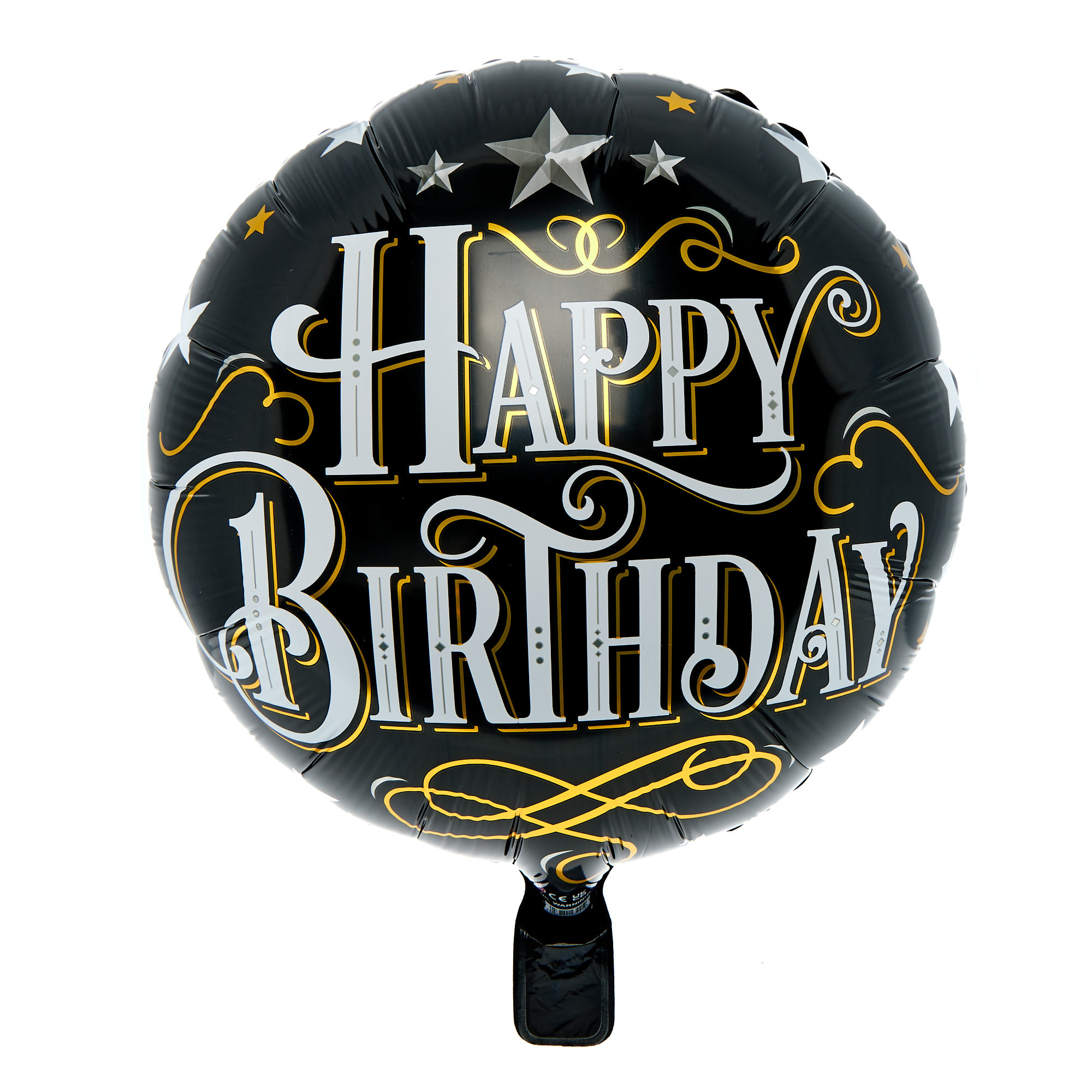 Classic Happy Birthday 18-Inch Foil Helium Balloon
