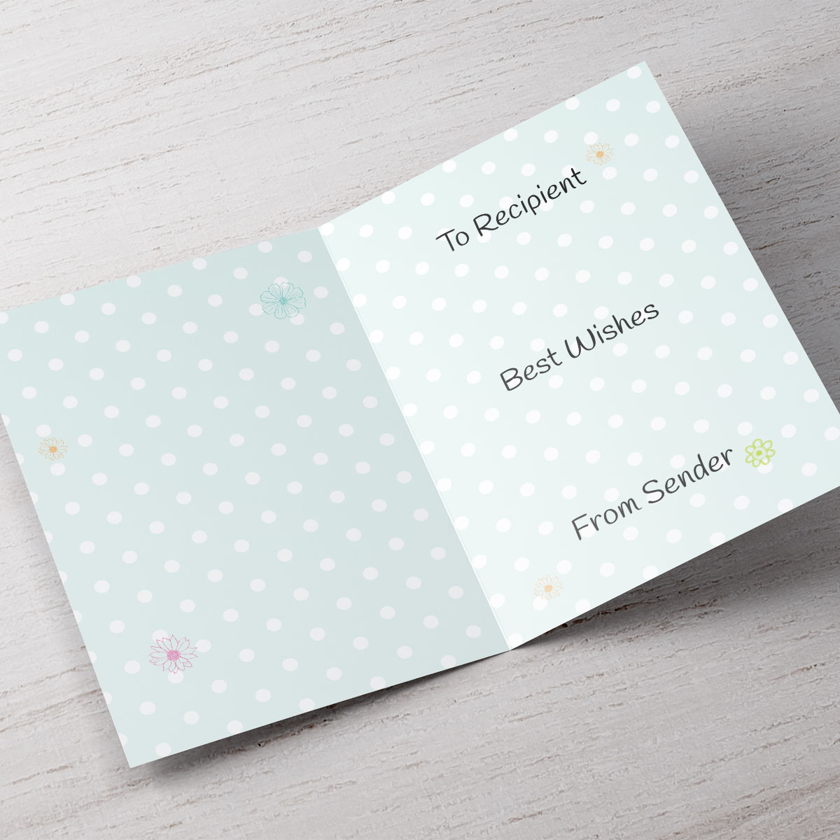 Personalised 18th Birthday Card - Bright Floral