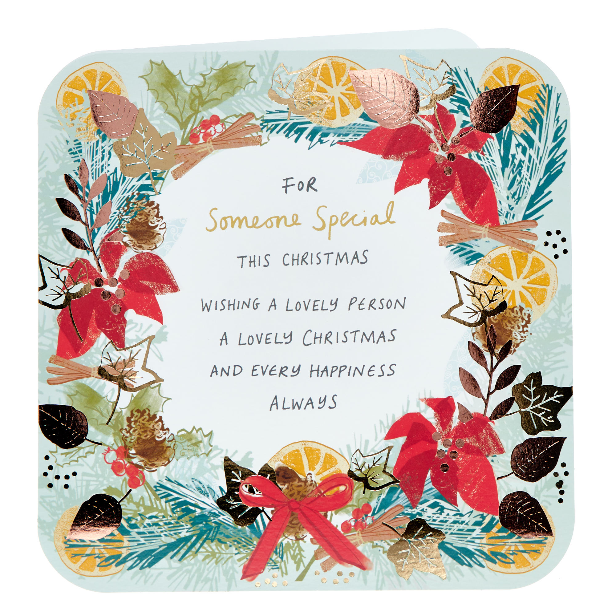 Someone Special Foliage Christmas Card