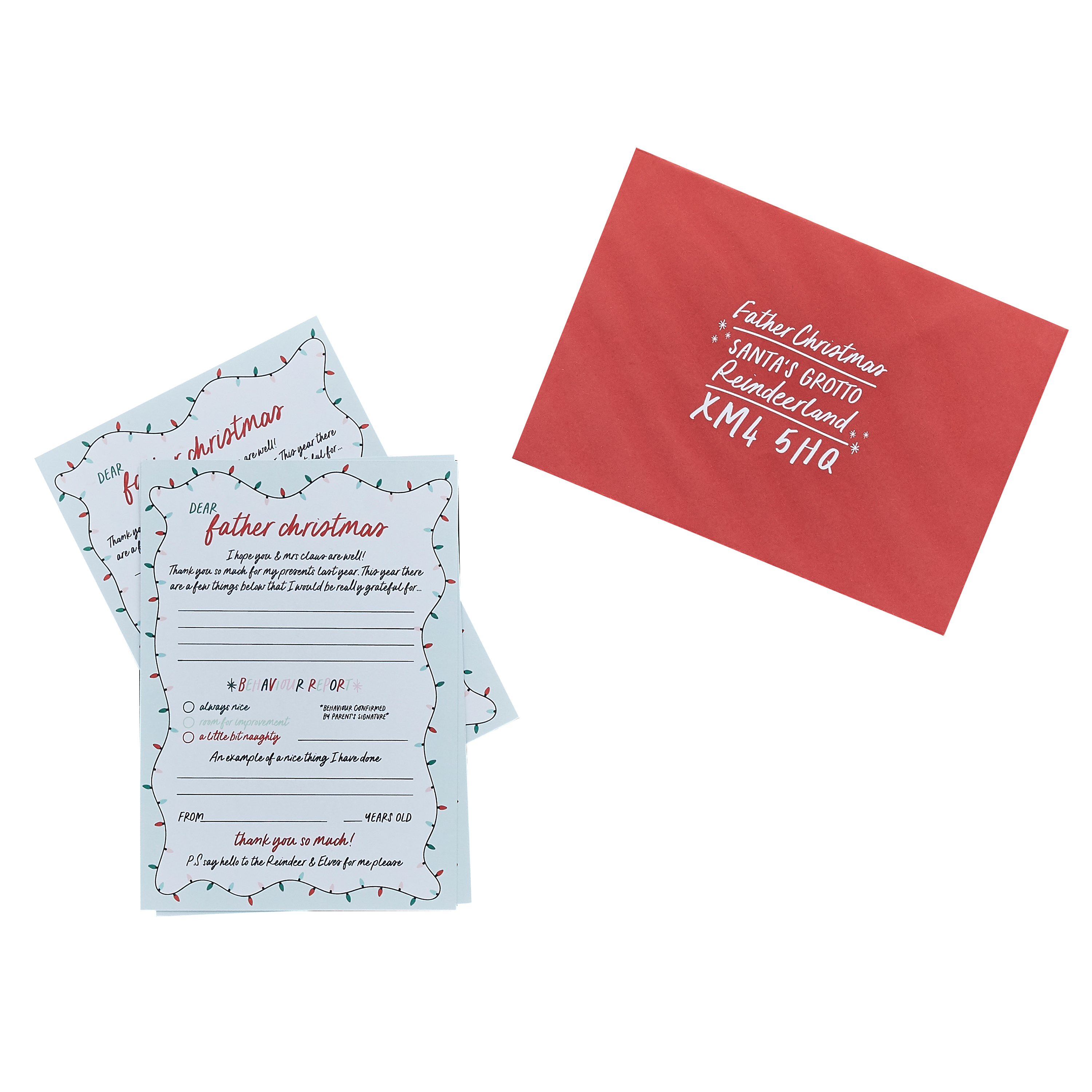 Letters To Santa - Pack of 10