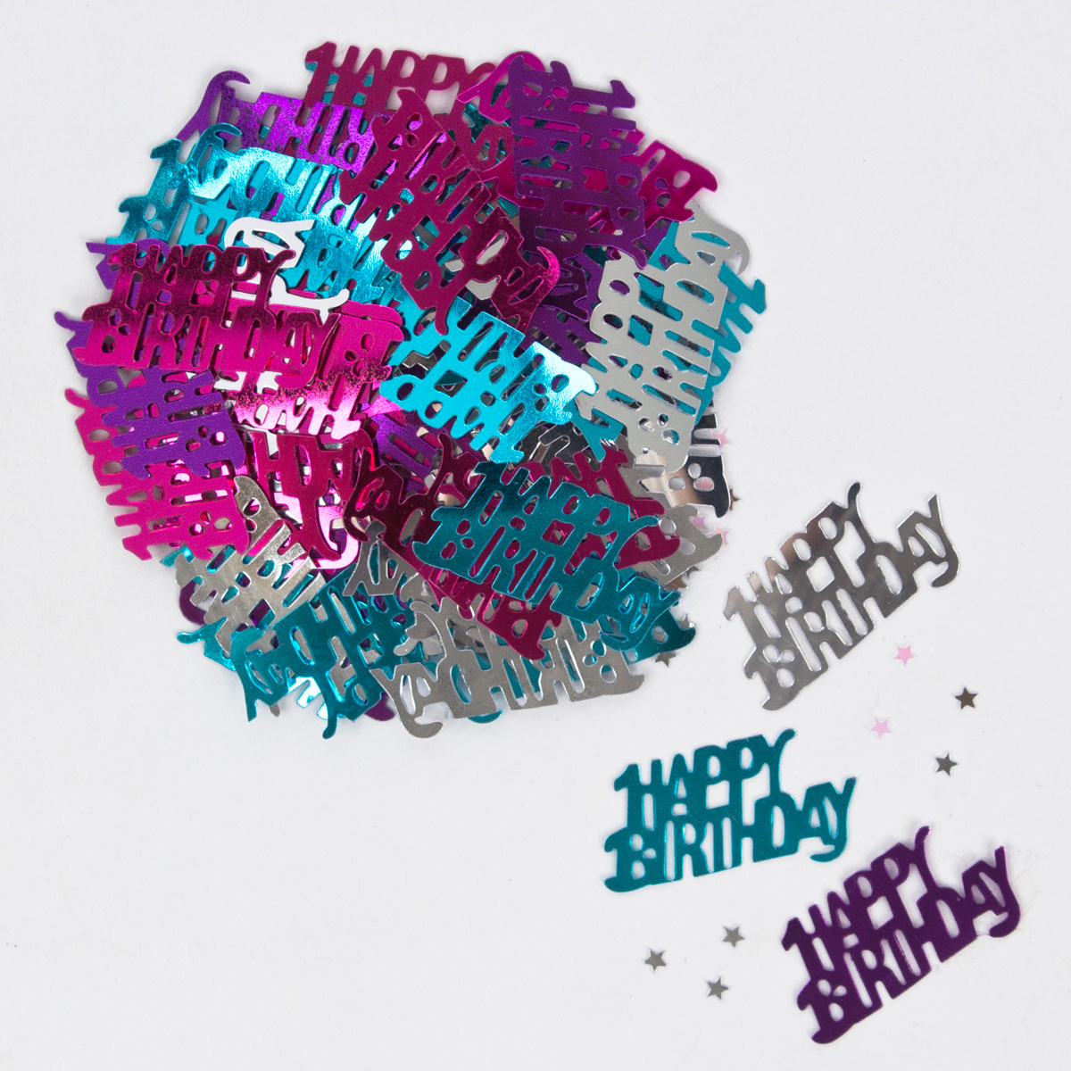 Assorted Happy Birthday Table Confetti