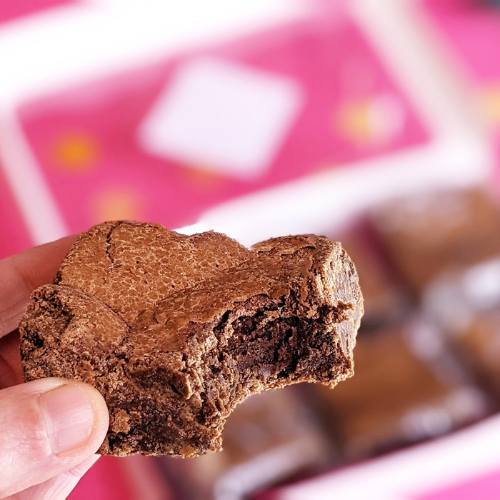 Personalised Birthday Gooey Brownies Gift Box
