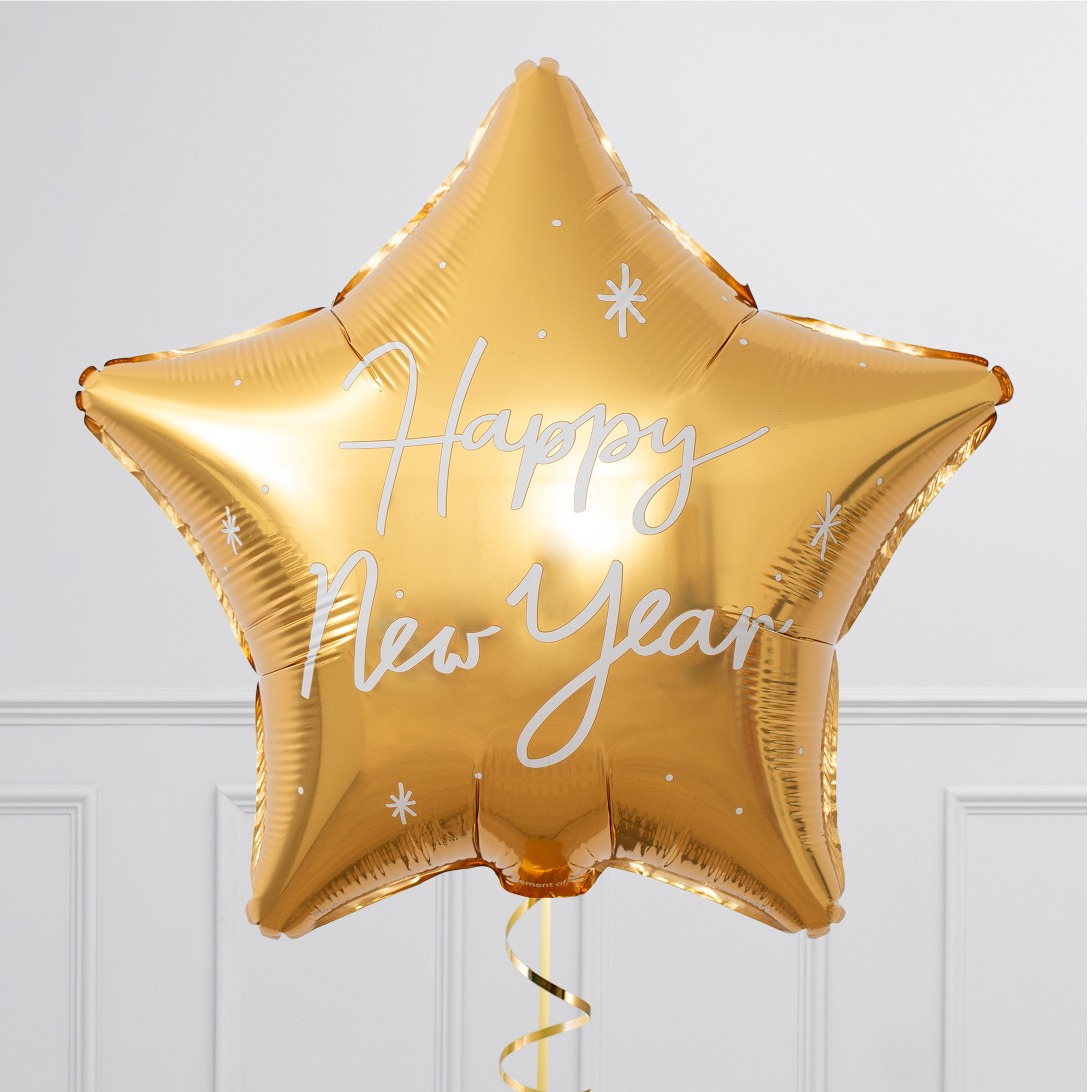 Happy New Year Glitz & Glam Foil Balloon Package - Delivered Inflated!