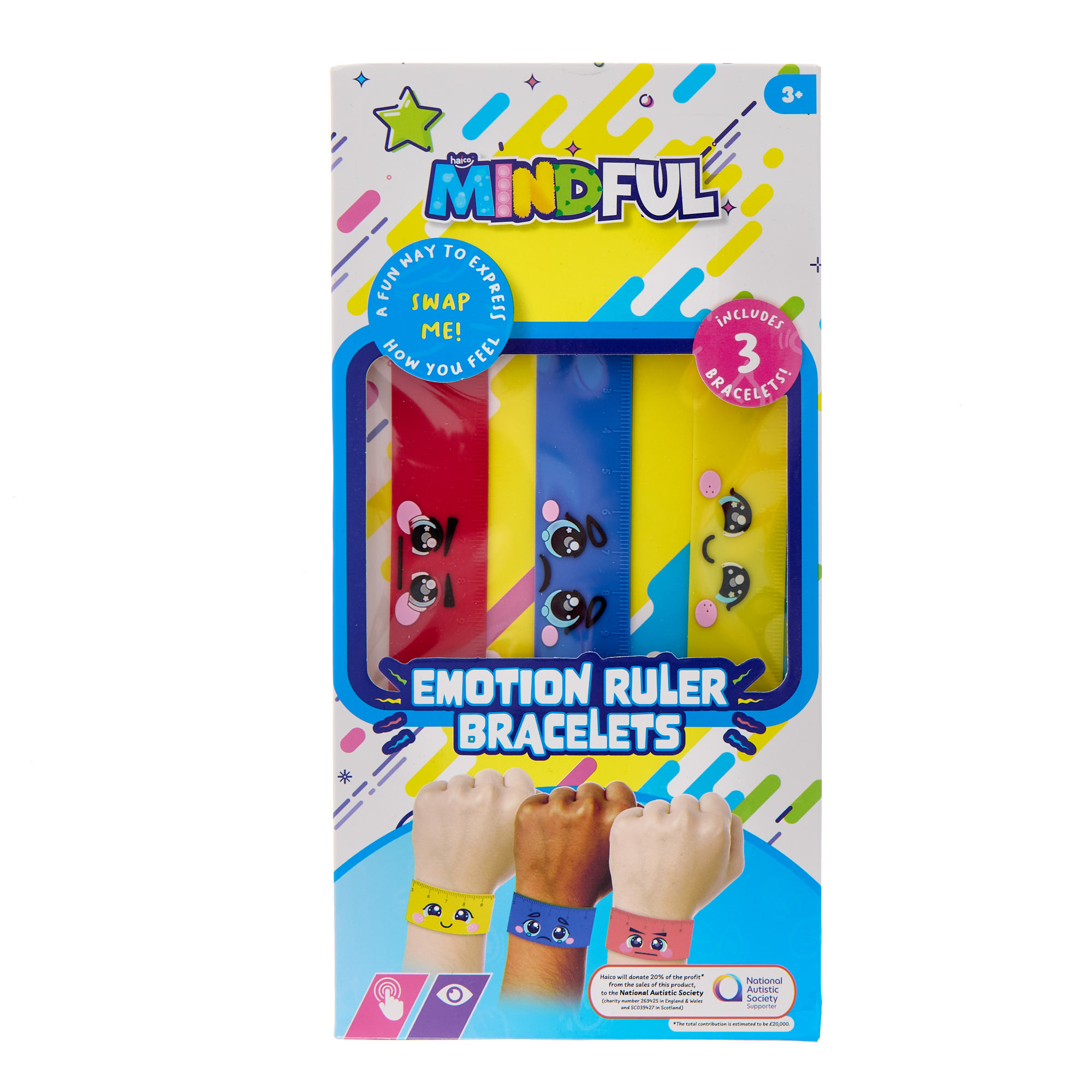 Mindful Ruler Bracelet - Pack of 3