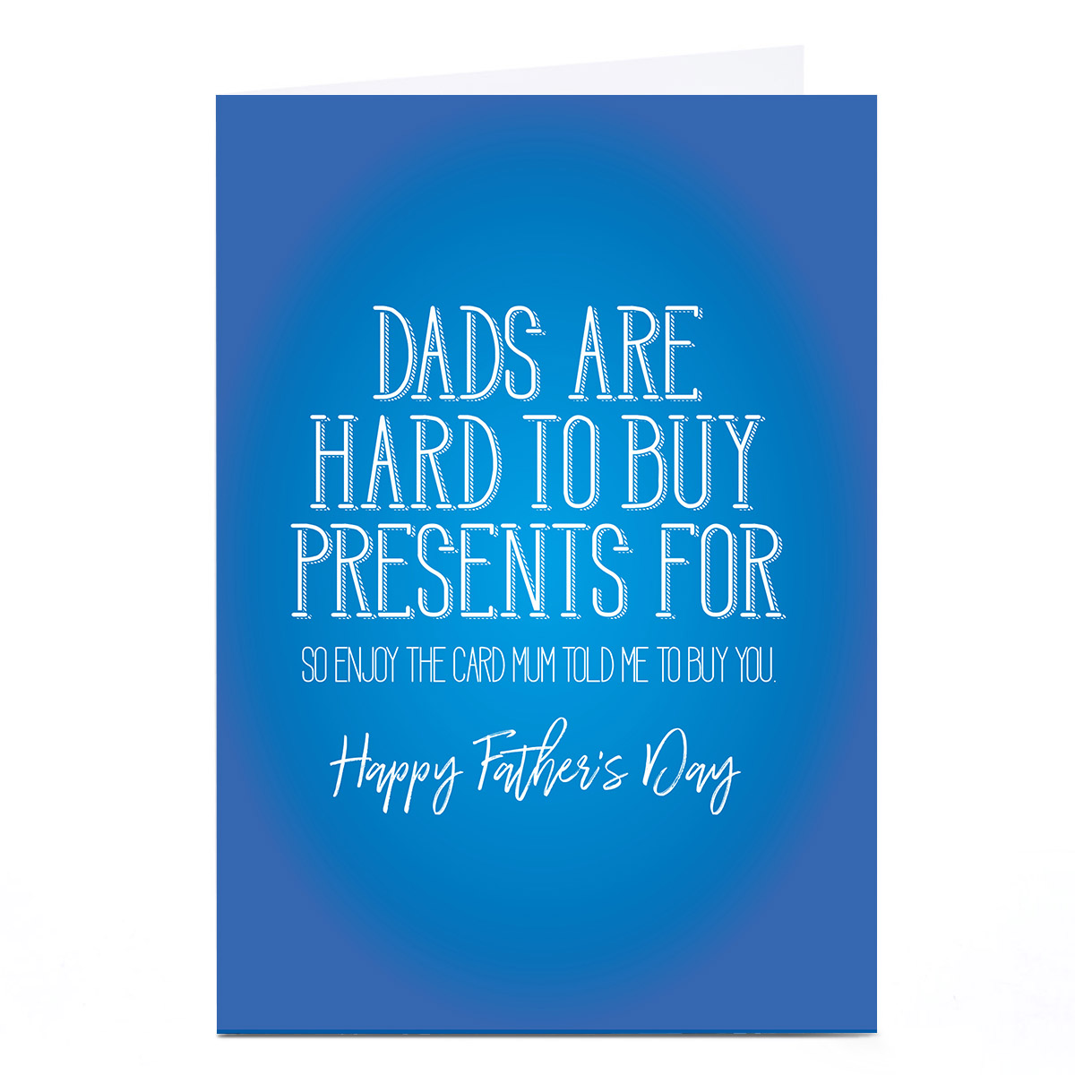 Personalised Punk Father's Day Card - Dads, Hard To Buy For