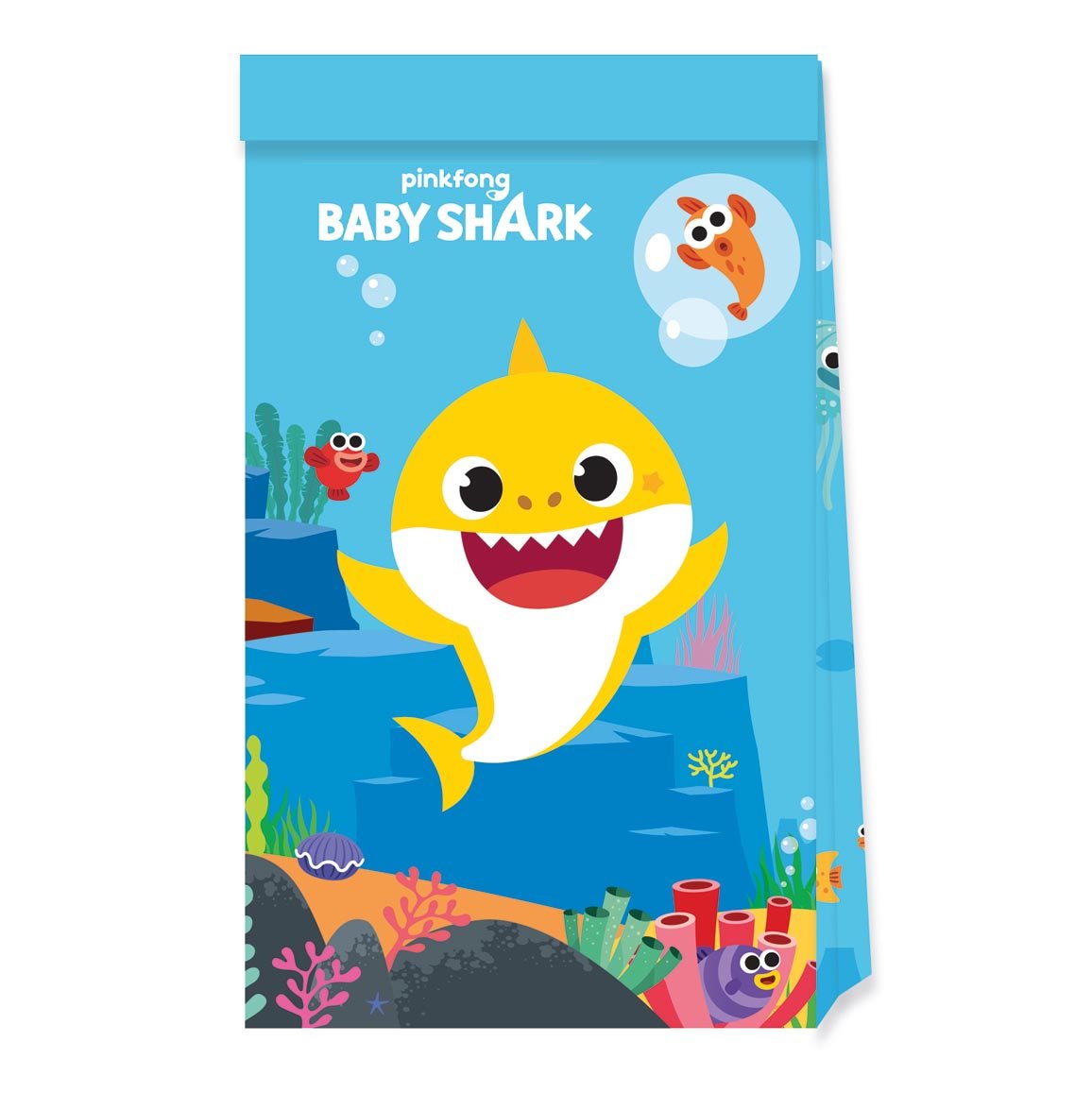 Baby Shark Party Tableware & Decorations Bundle - 16 Guests