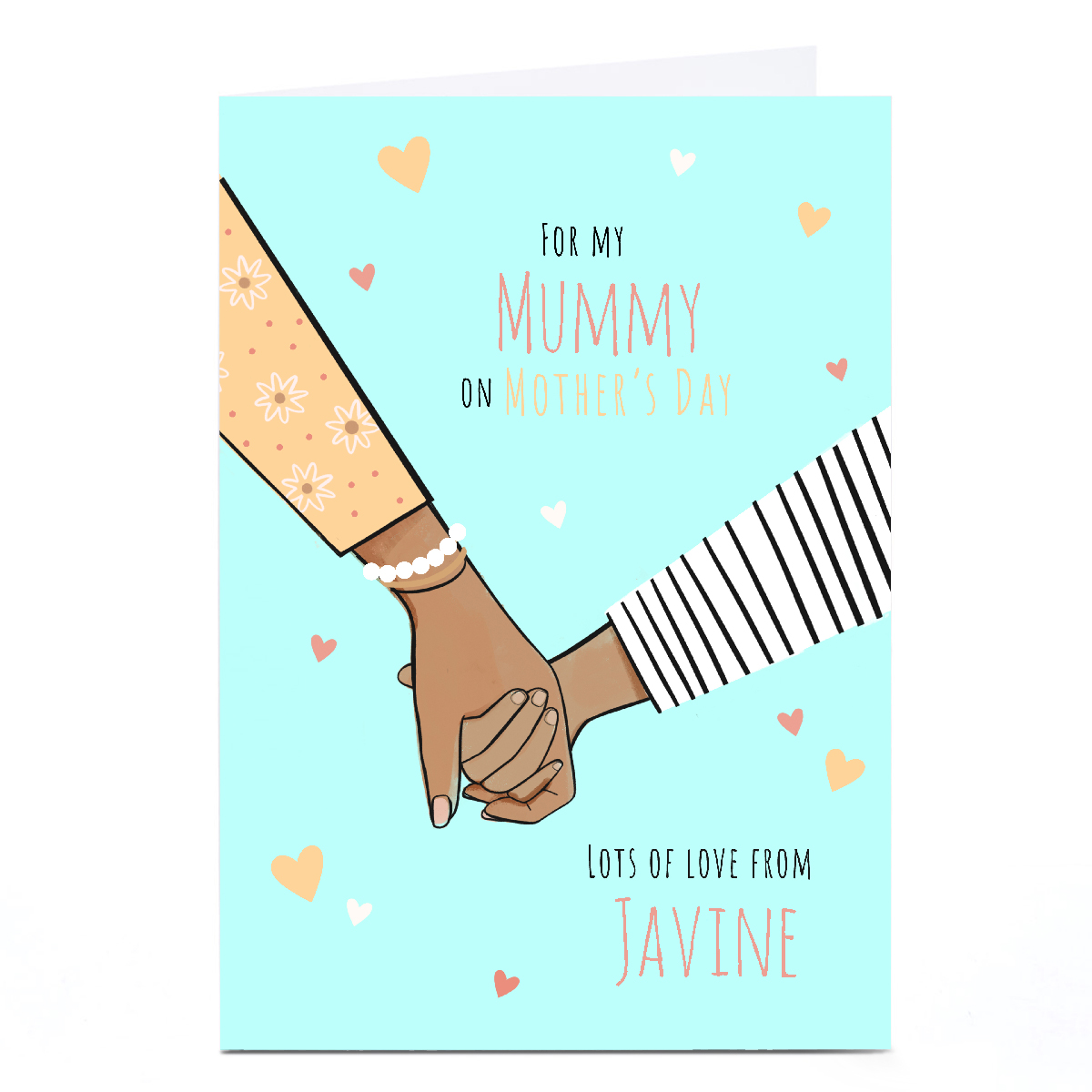 Personalised Mother's Day Card - Lots of Love