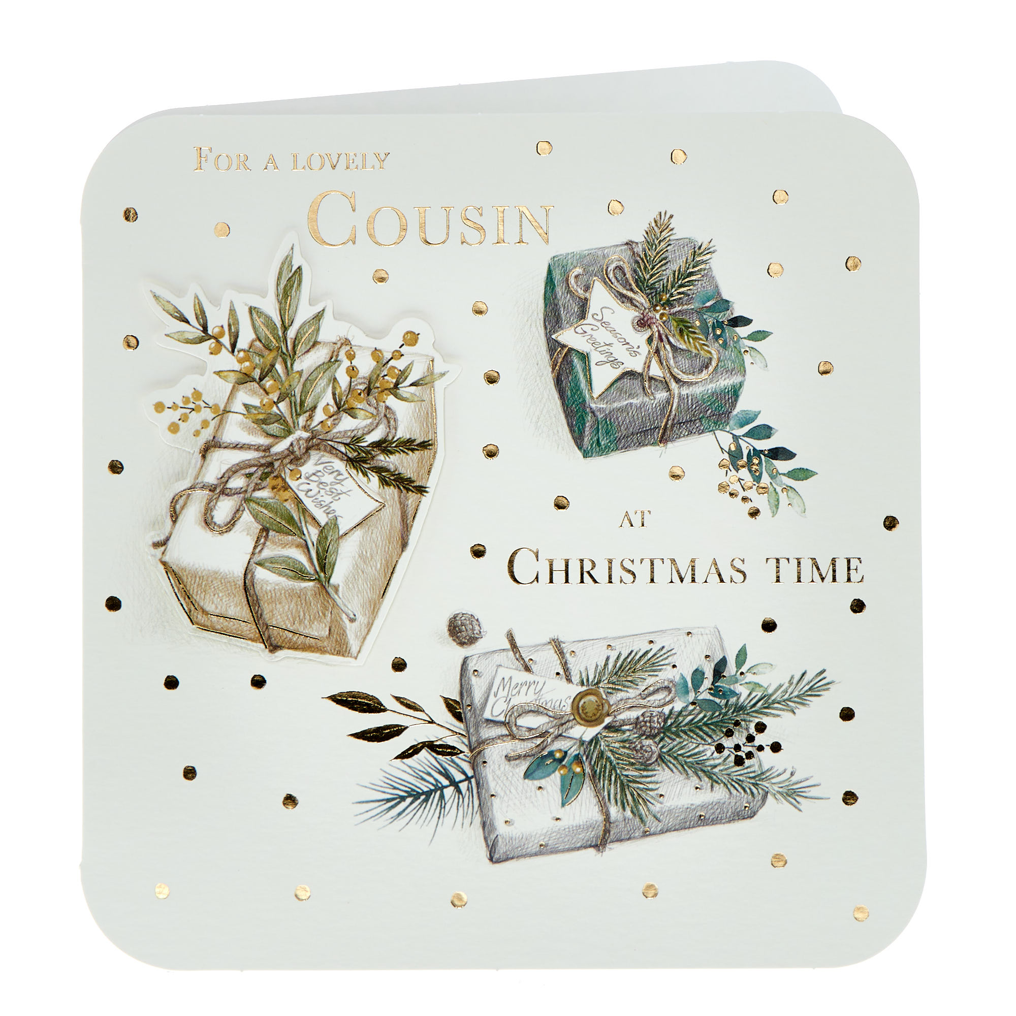 Lovely Cousin Alpine Gifts Christmas Card