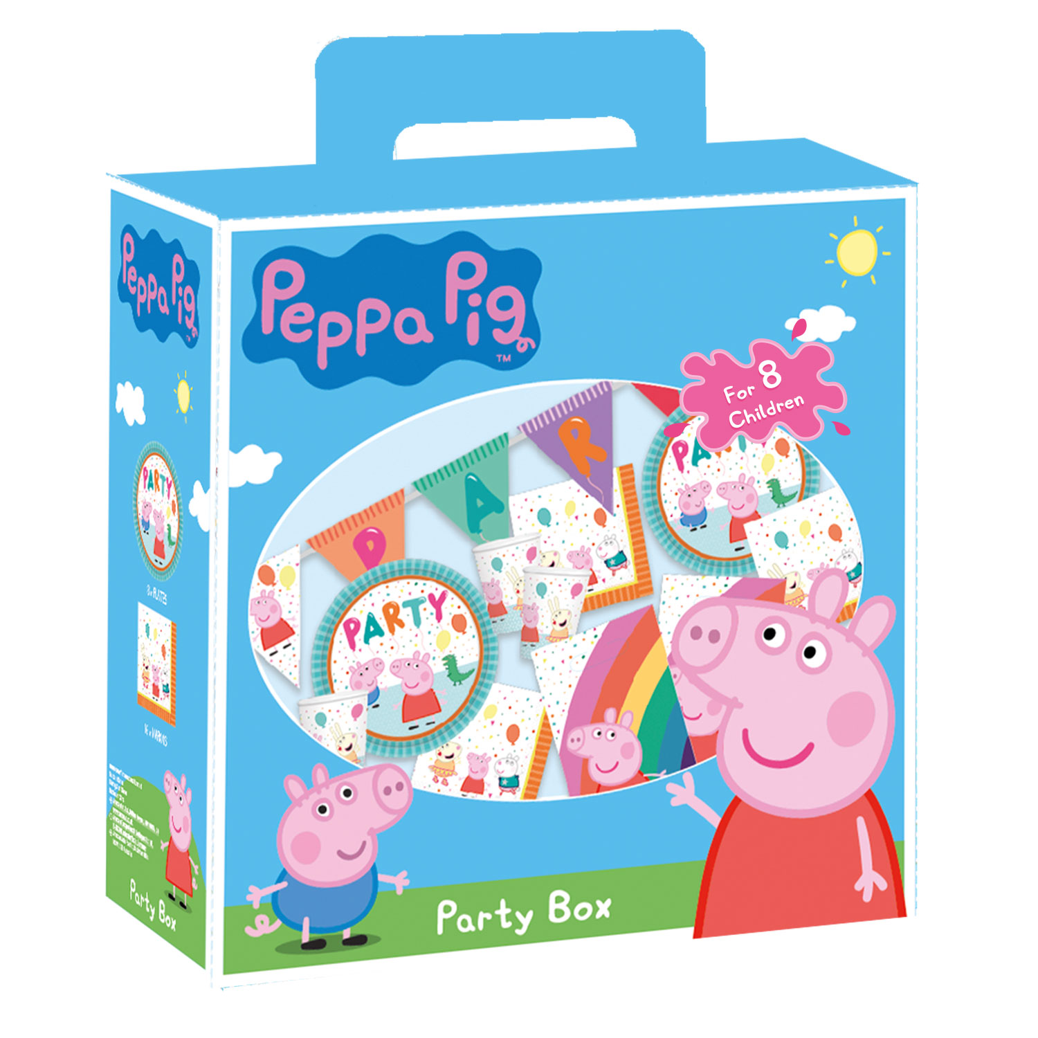 Peppa Pig Party In A Box - 8 Guests