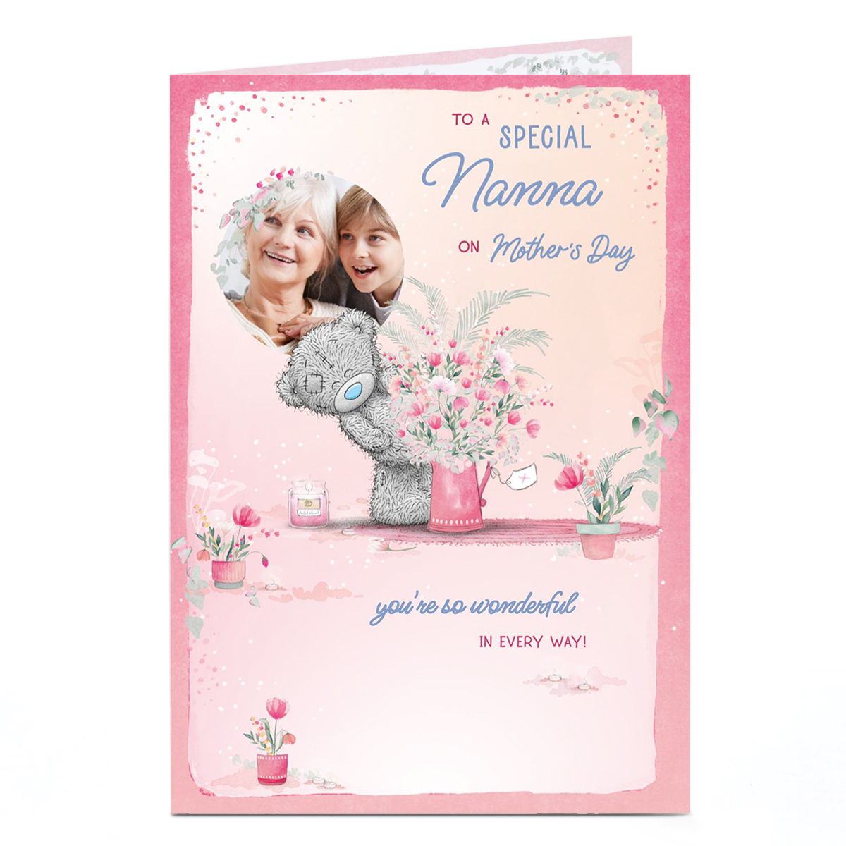 Photo Tatty Teddy Mother's Day Card - Wonderful In Every Way, Nanna