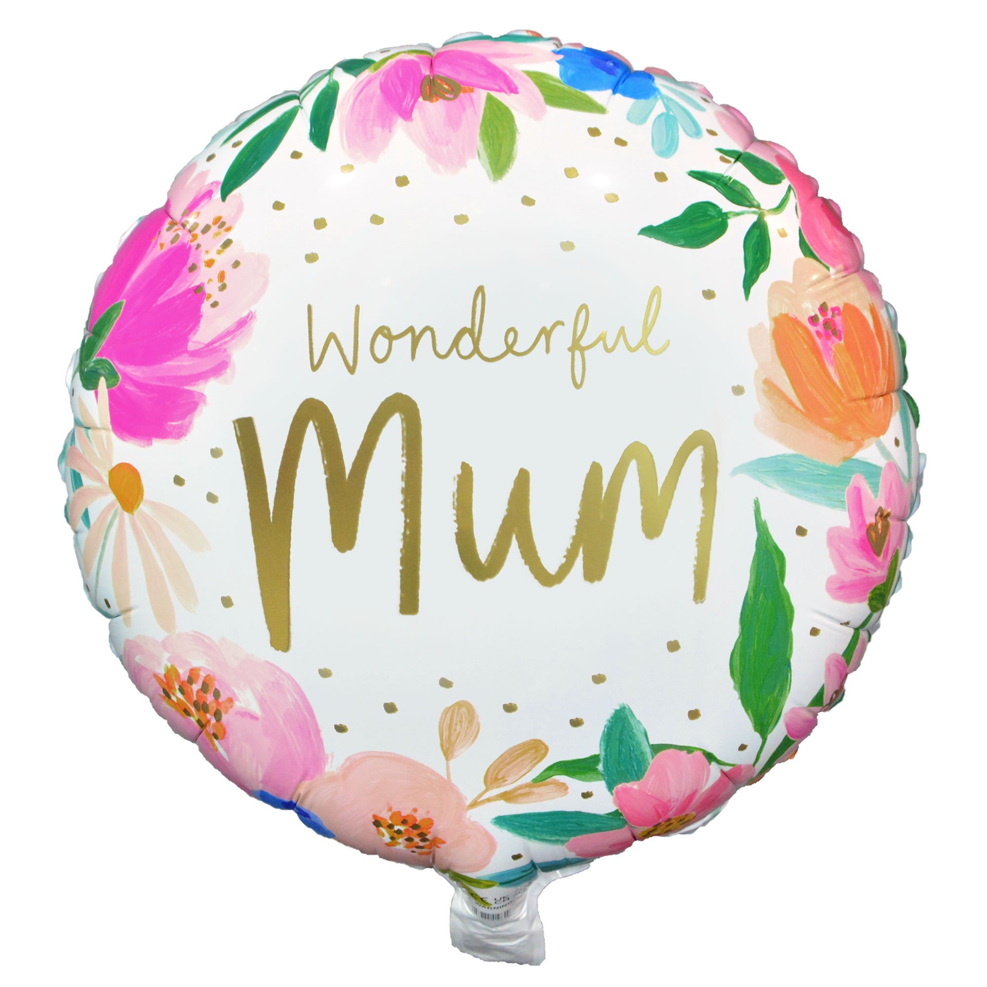 18-Inch Wonderful Mum Foil Helium Balloon