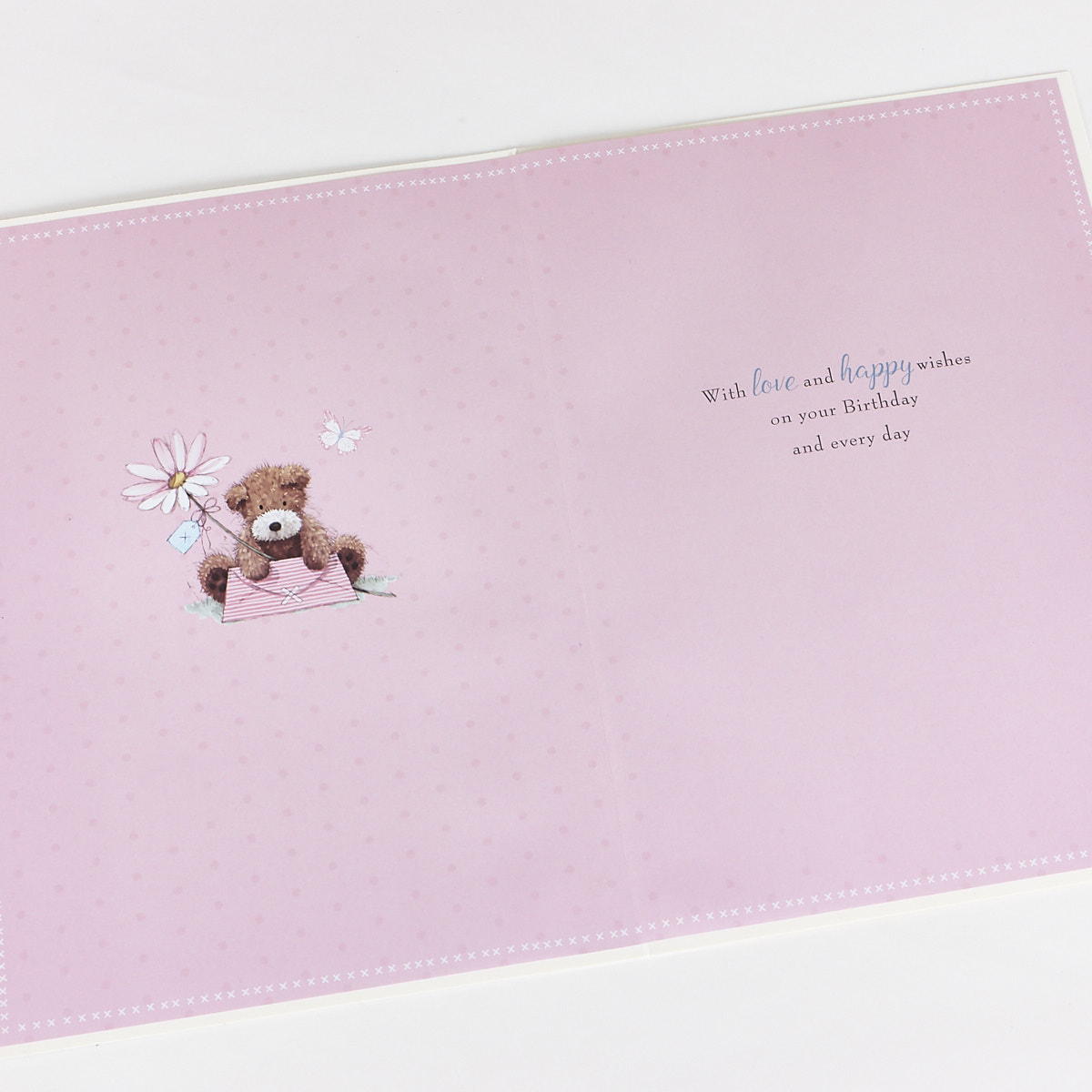 Signature Collection Birthday Card - Mum, Bear & Envelope