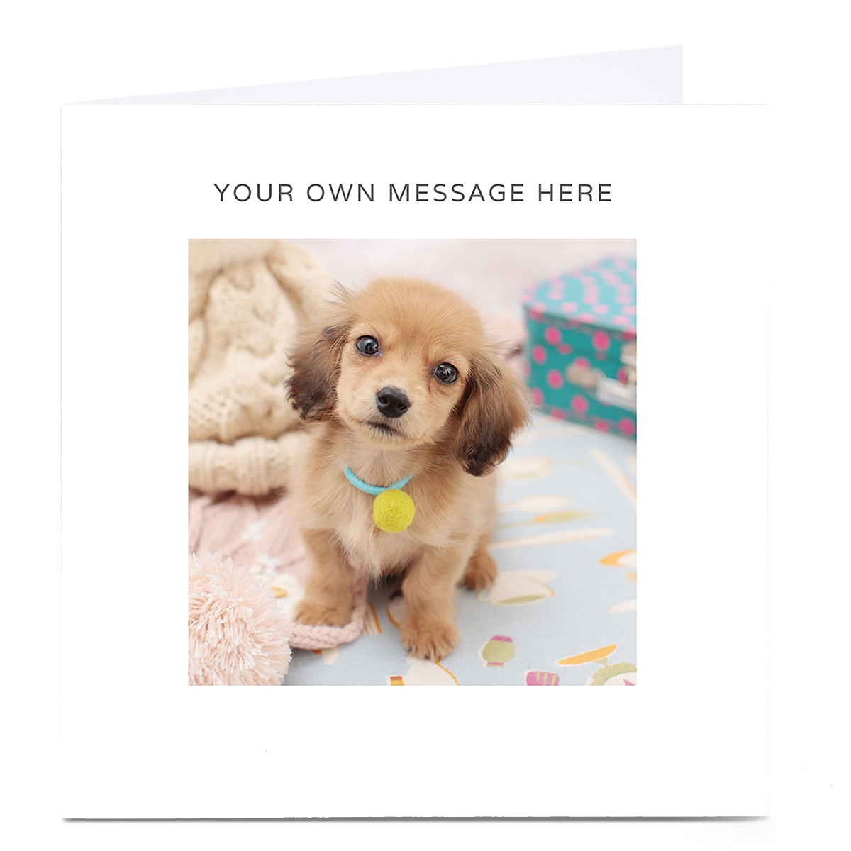 Personalised Card - Puppy