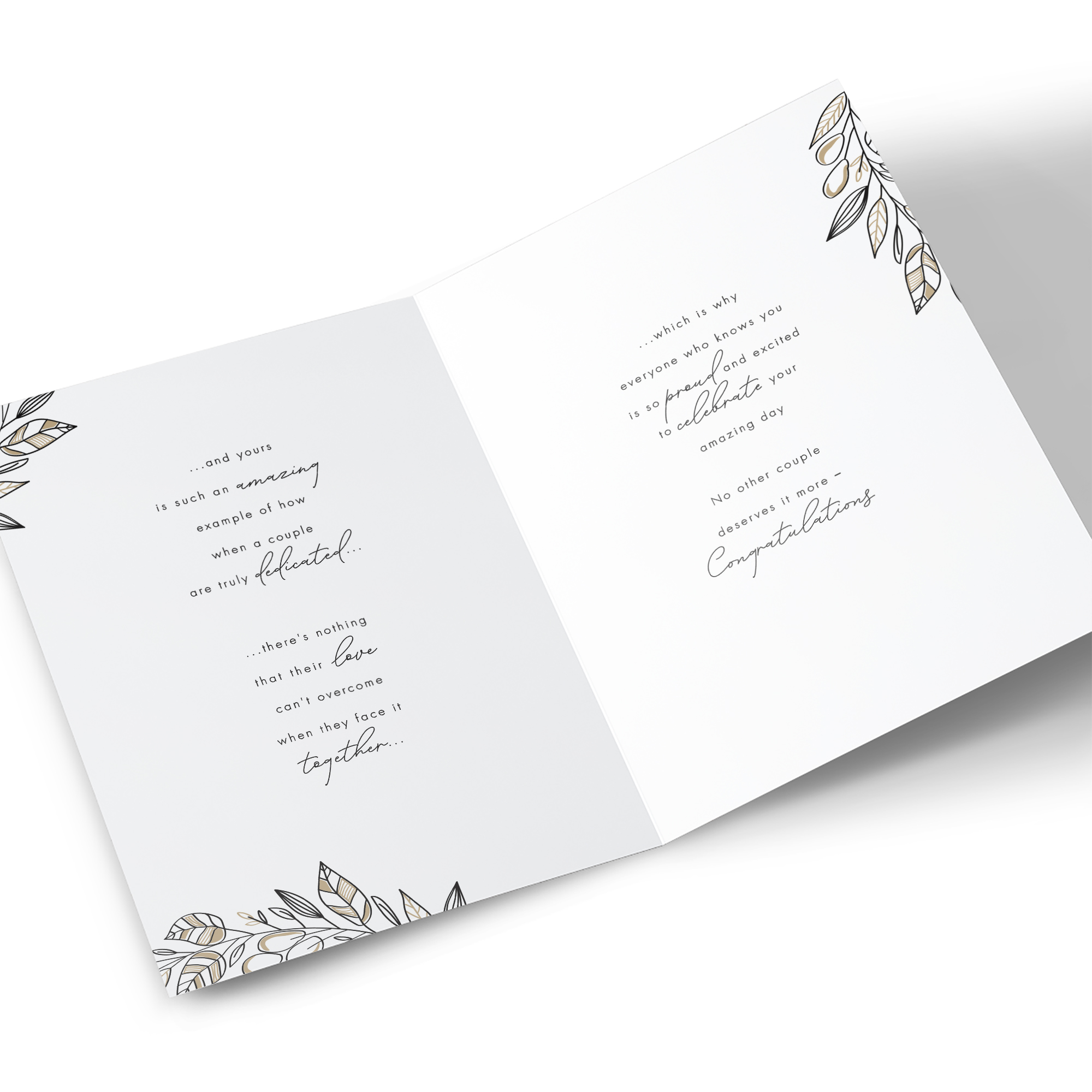 Wedding Card - Love Story Destined To Stand The Test of Time