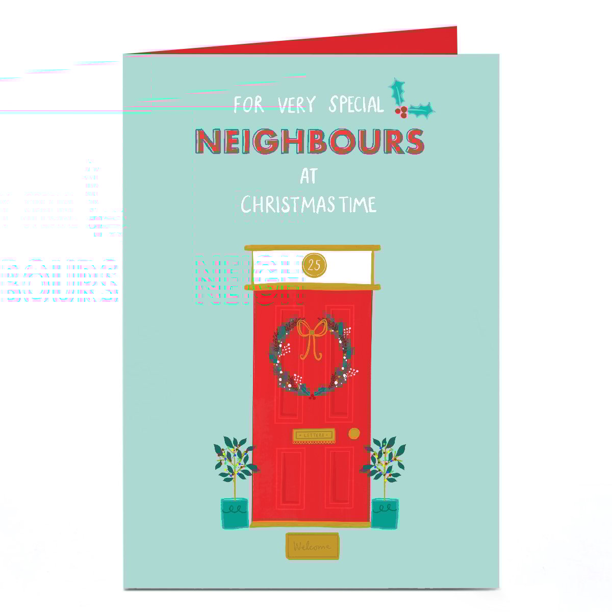 Personalised Christmas Card - Neighbours at Christmas Time