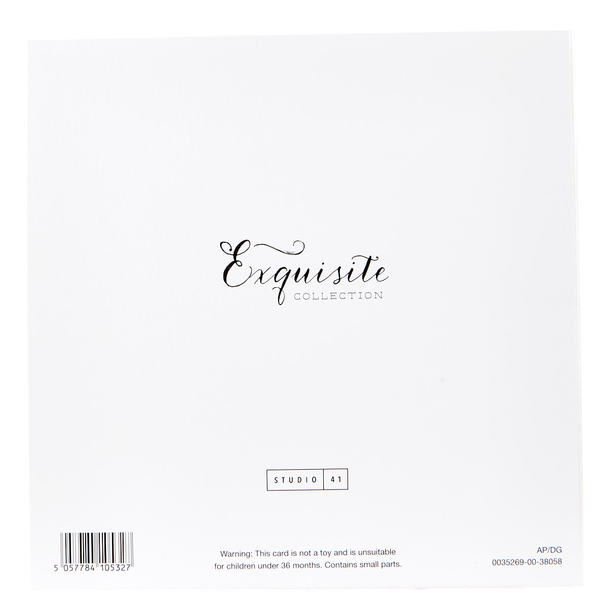 Exquisite Collection 60th Birthday Card - Any Female Recipient (Stickers Included)