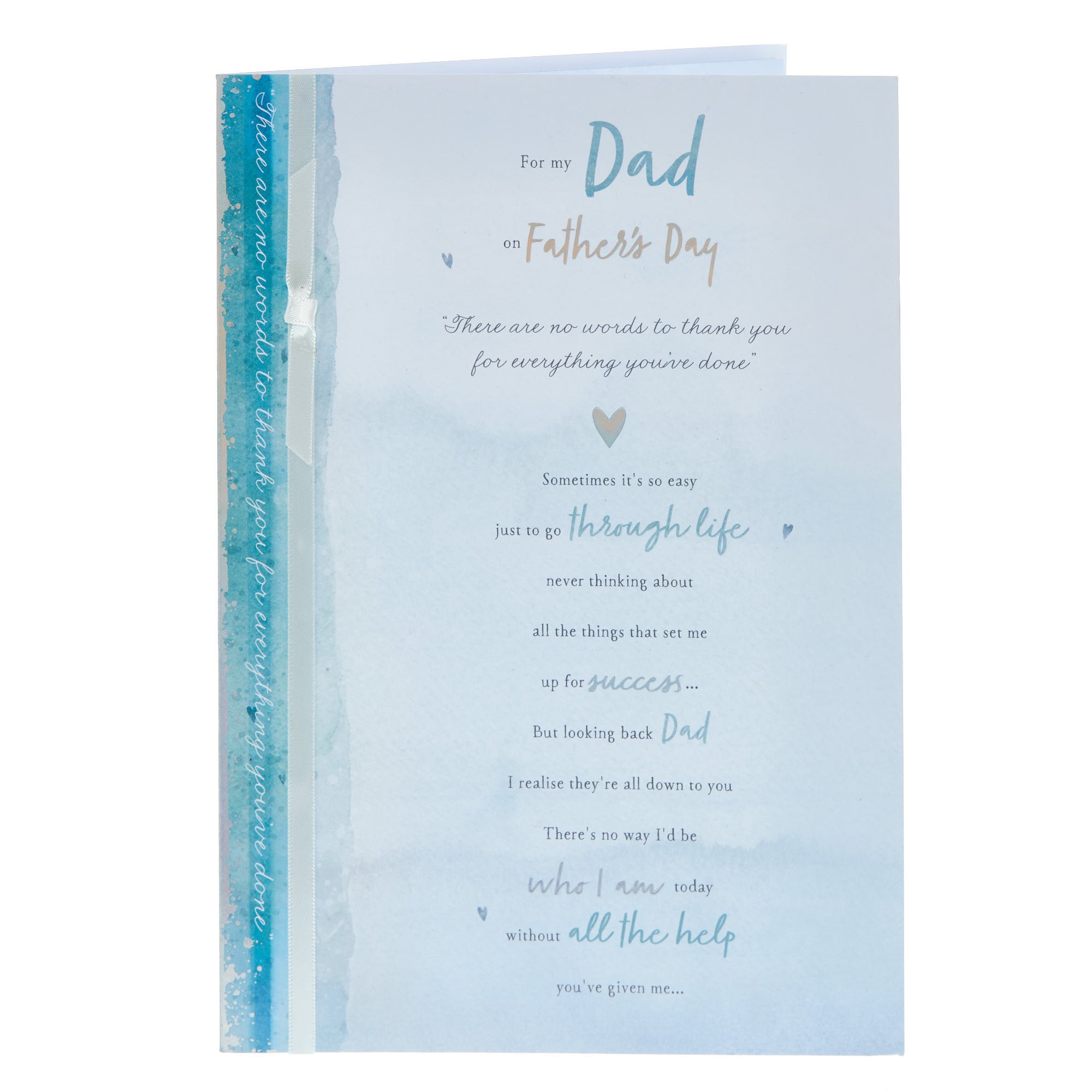 Dad There Are No Words Father's Day Card