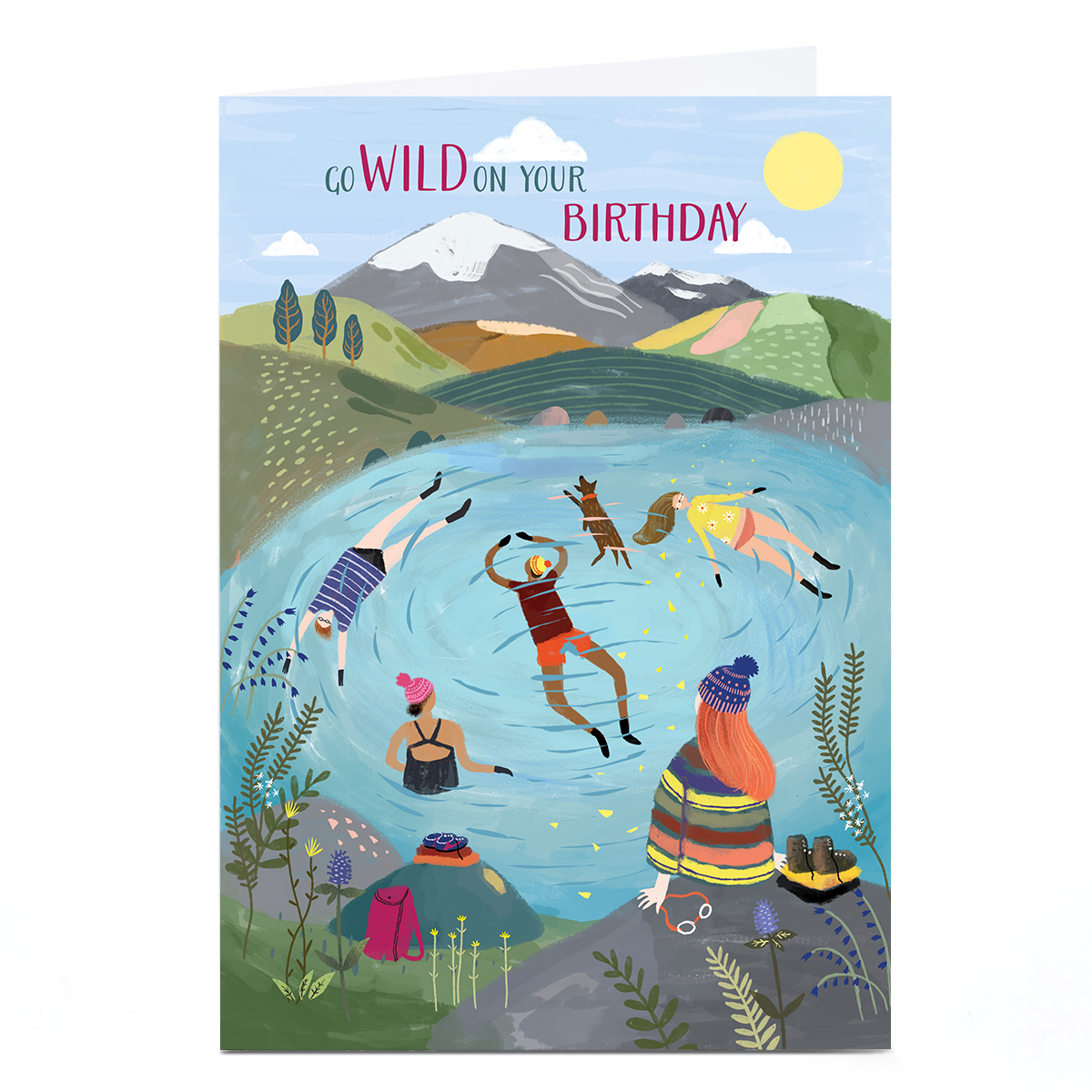 Personalised Birthday Card - Go Wild