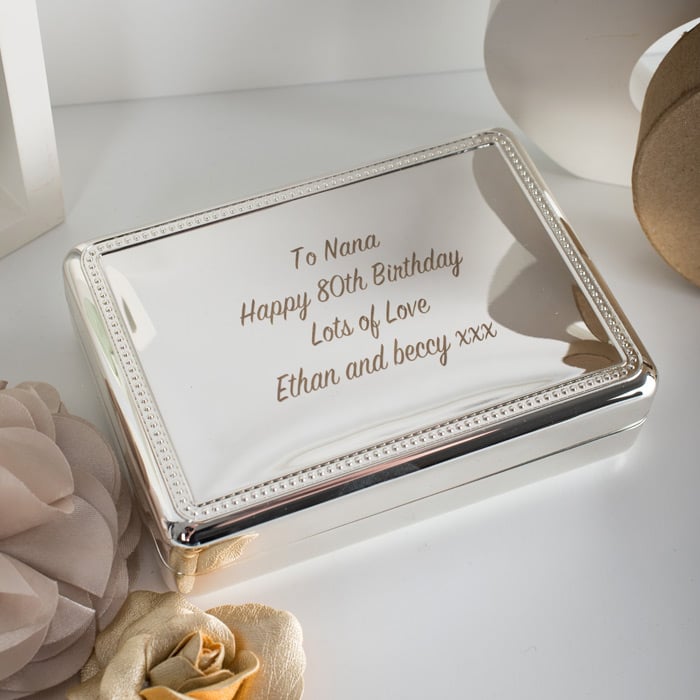 Personalised Engraved Jewellery Box