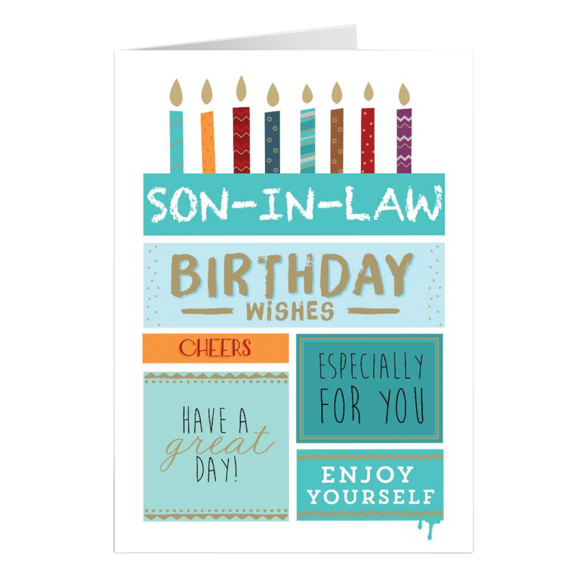 Personalised Birthday Card - Son-in-Law, Birthday Wishes