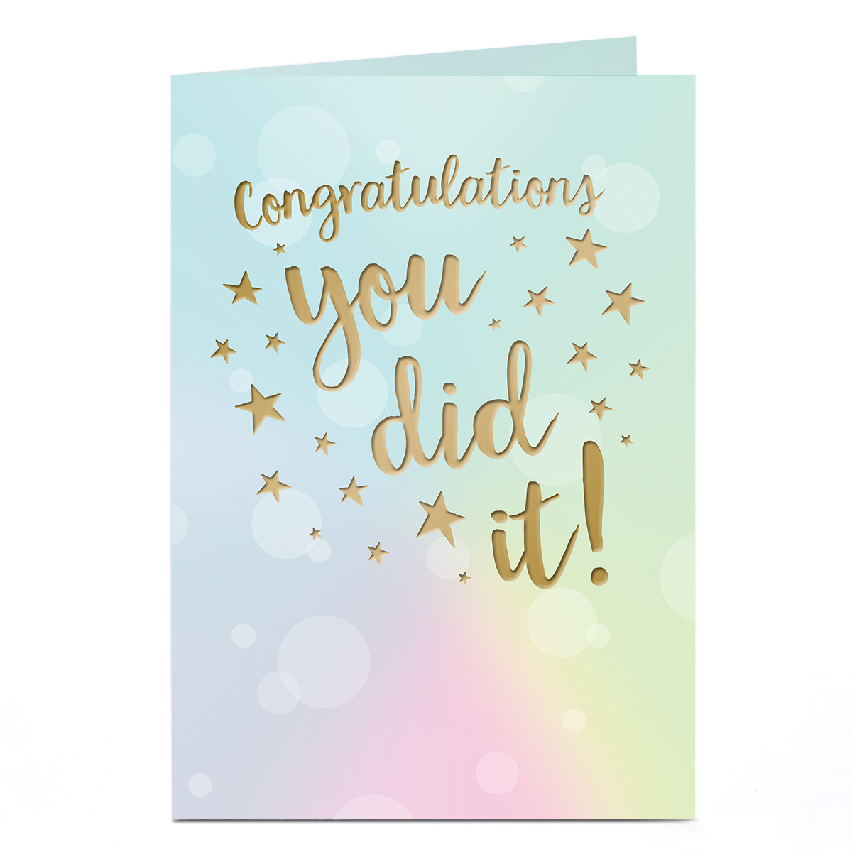 Congratulations Card - You Did It